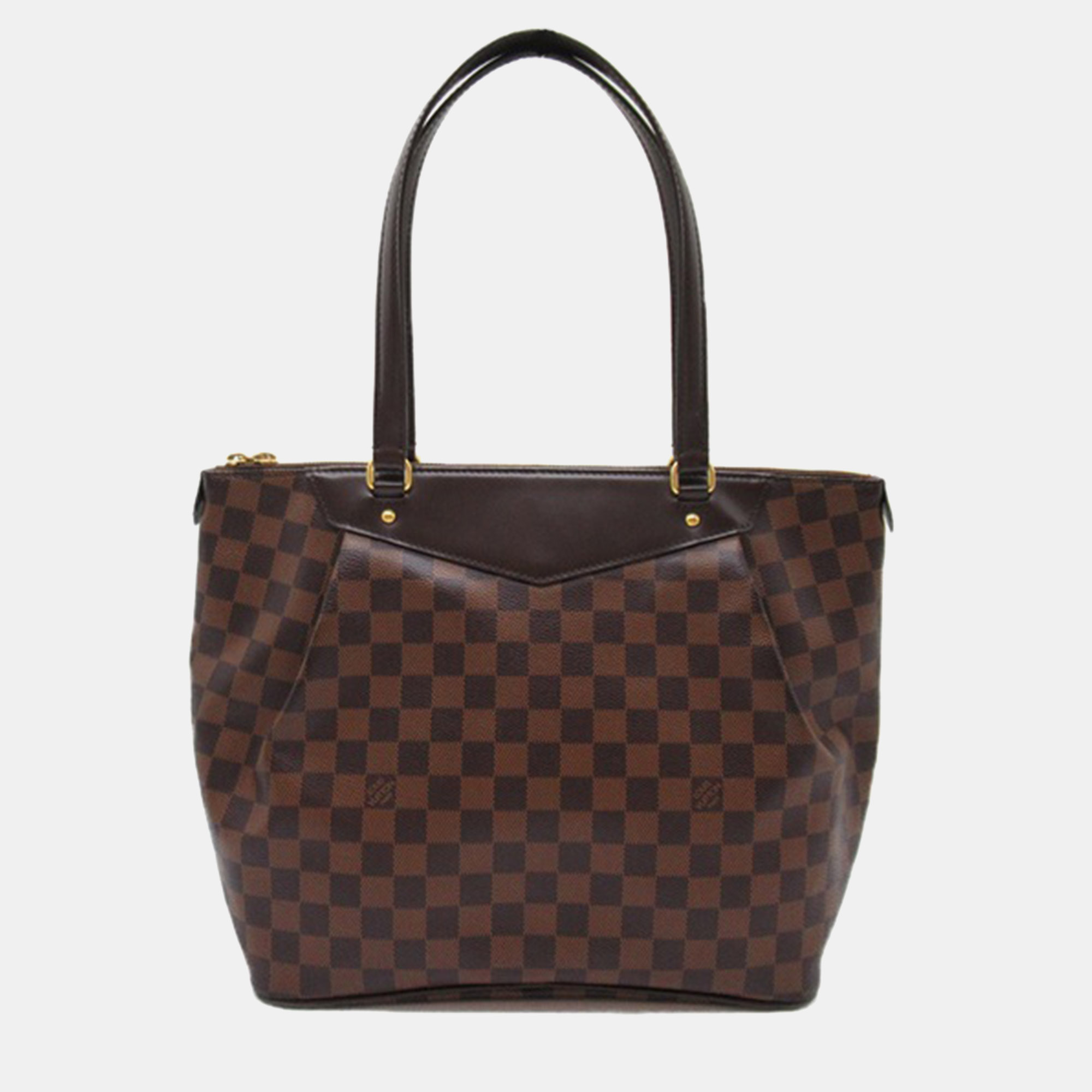 Louis vuitton brown damier ebene canvas westminister gm tote bag