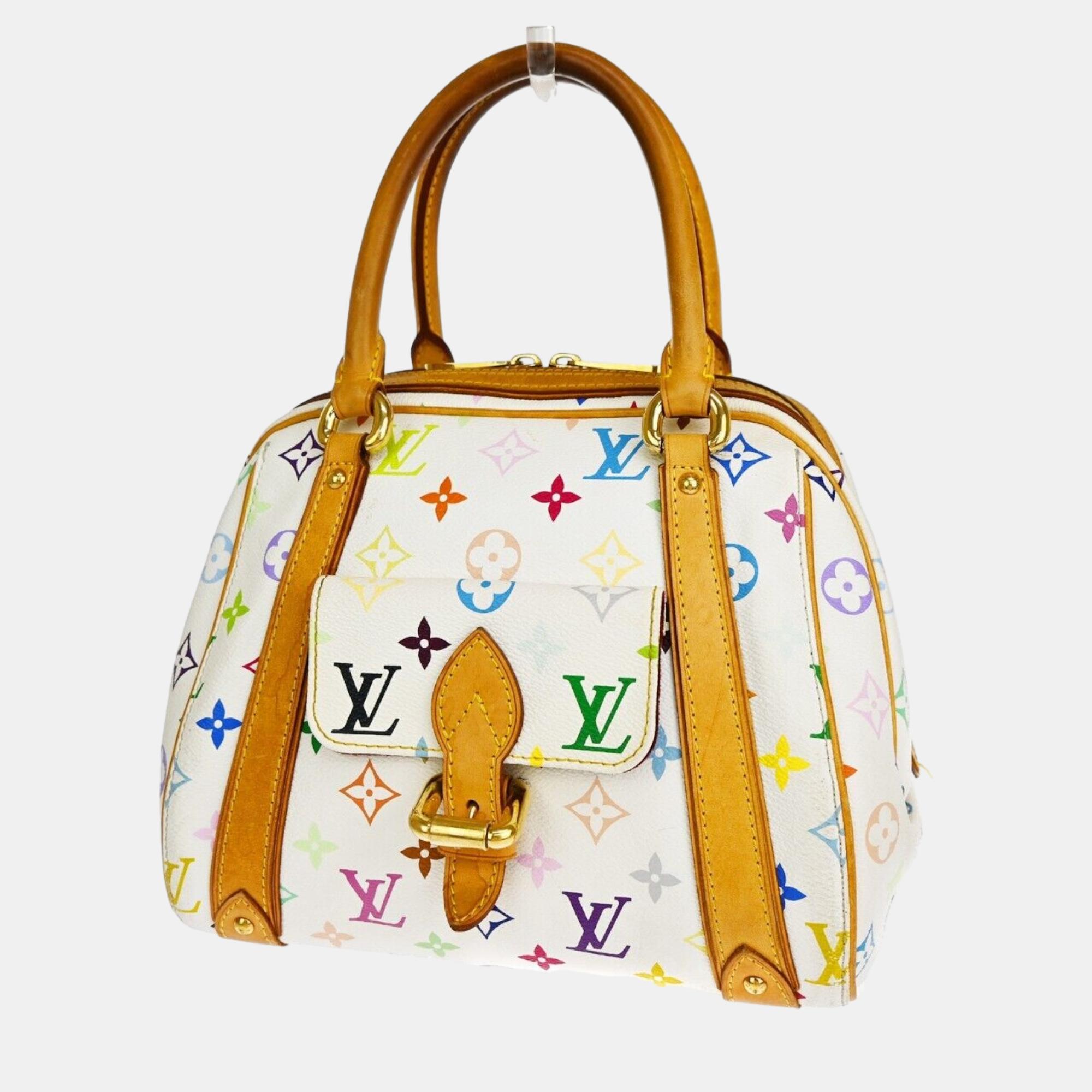 Louis vuitton multicolour monogram canvas priscilla satchel