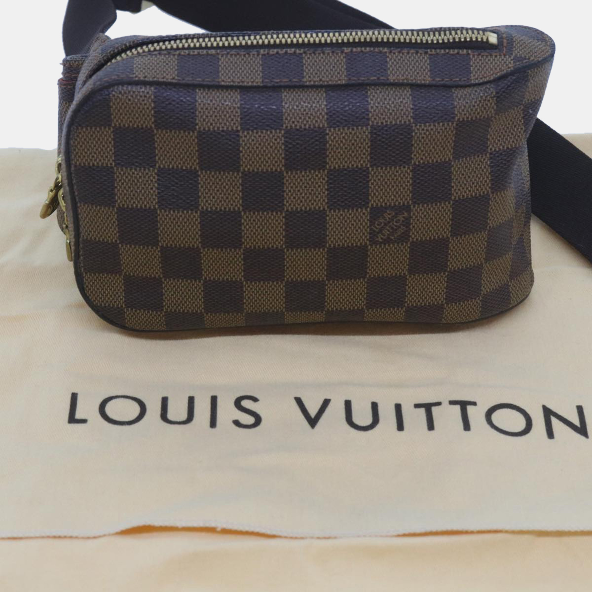 Louis Vuitton Brown Canvas Geronimos Shoulder Bag