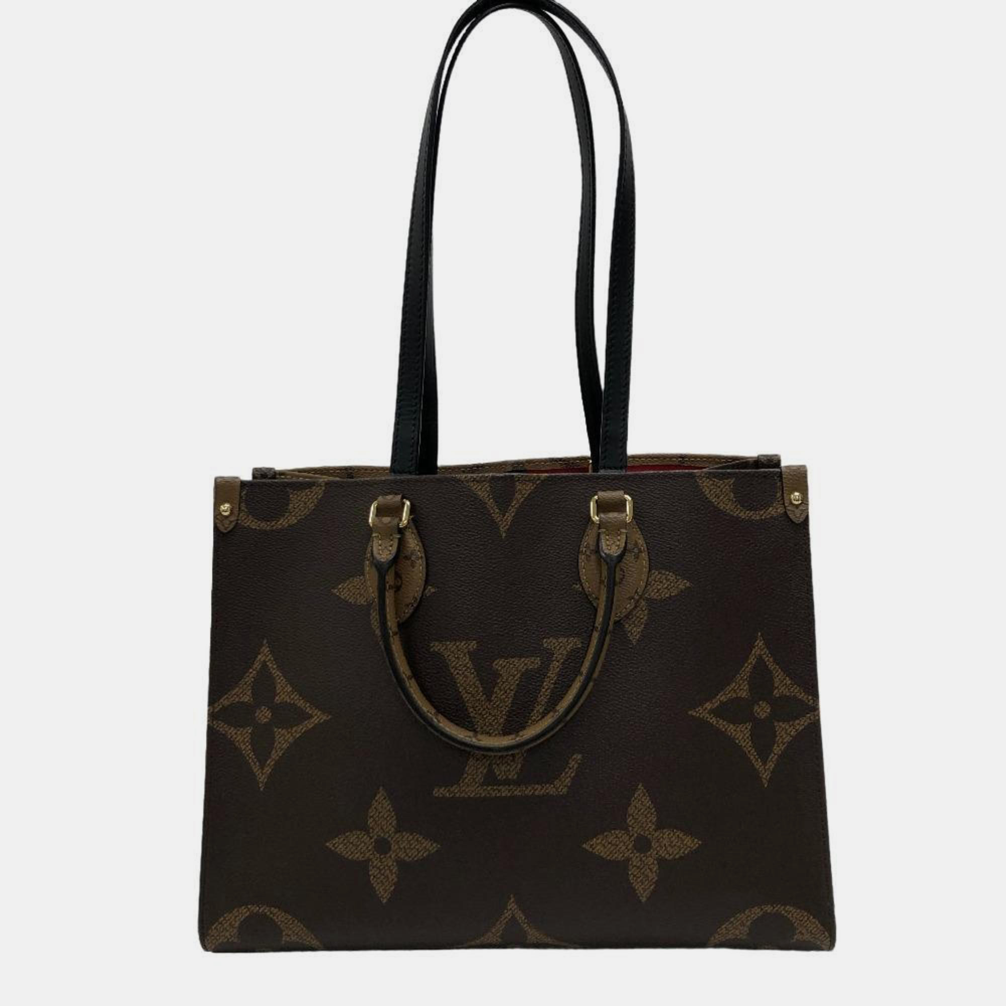 Louis vuitton brown canvas mm onthego totes