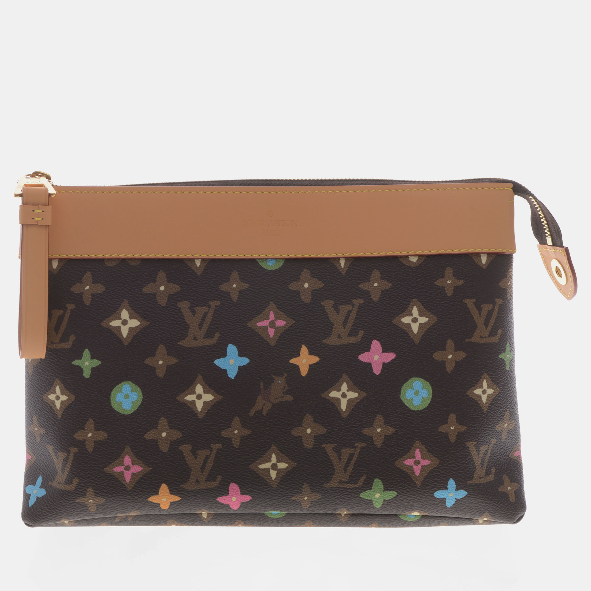 

Louis Vuitton Pochette Boite Chapeau Souple M83568 Handbag, Brown