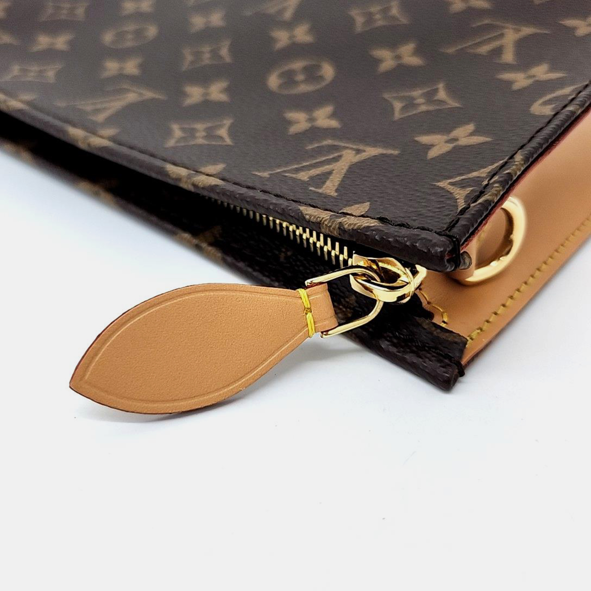 Louis Vuitton Brown Monogram Canvas Toiletry Pouch On Chain