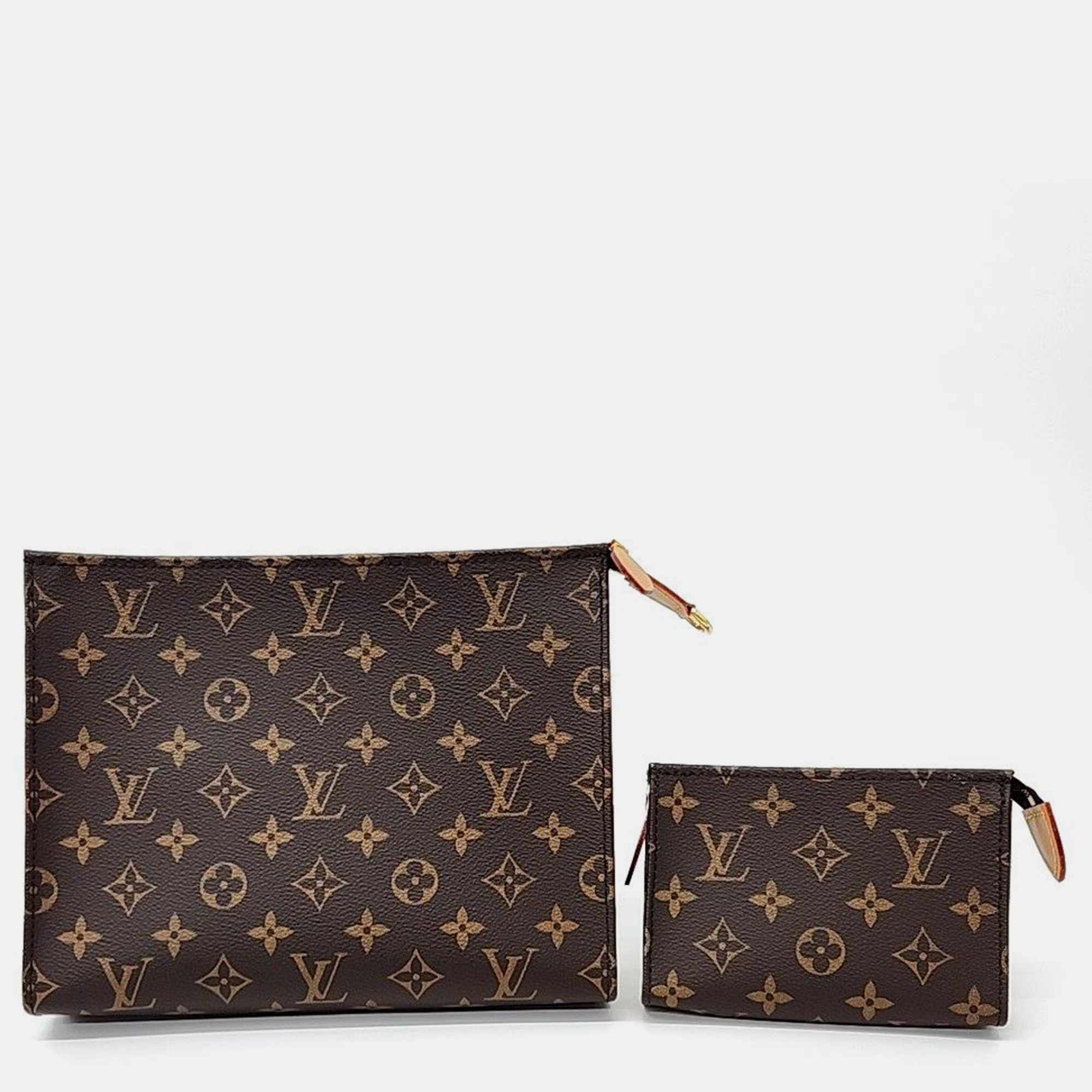 Louis Vuitton Brown Monogram Canvas Toiletry Pouch On Chain