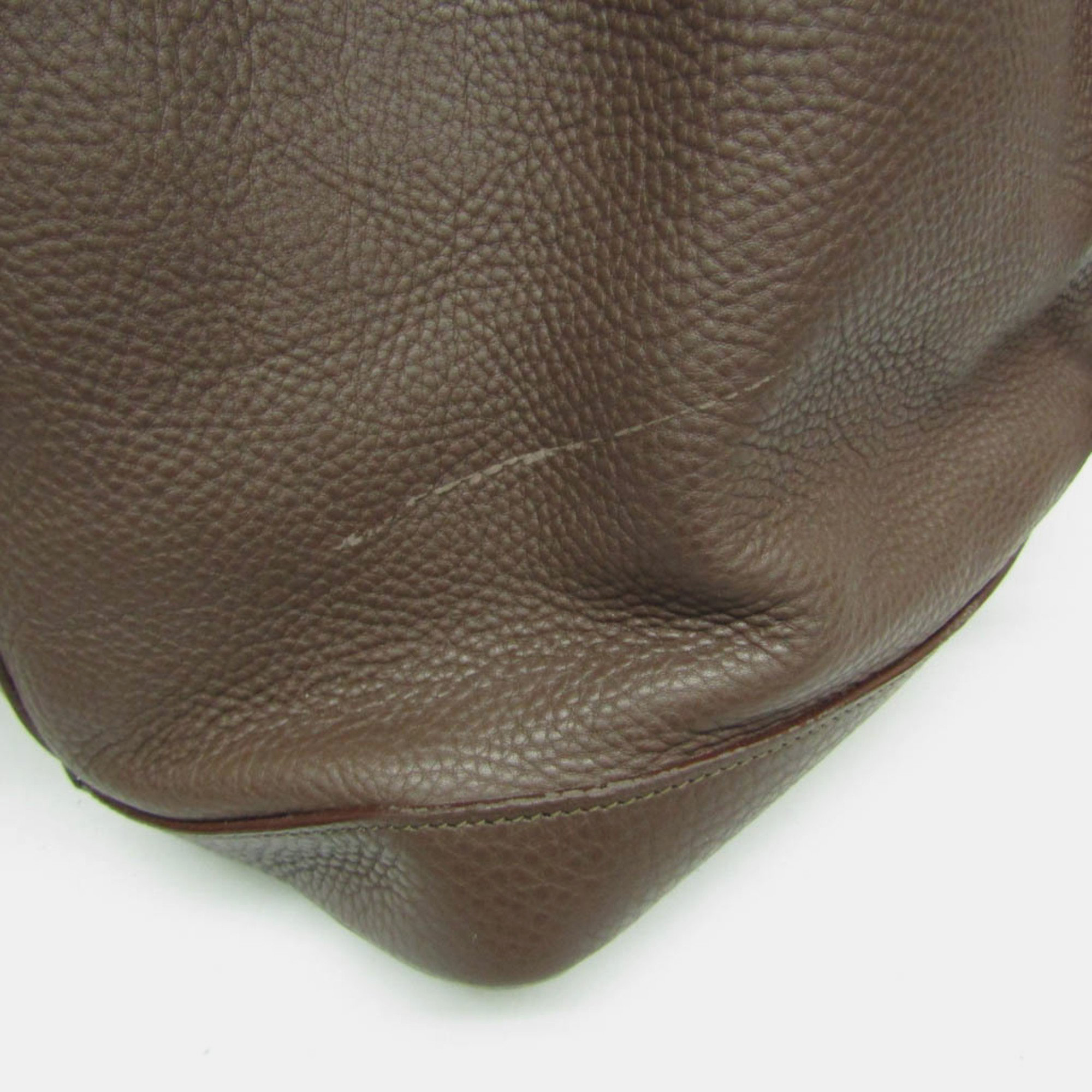 Louis Vuitton Brown  Haute Maroquinerie Chèvre Noe GM Shoulder Bag