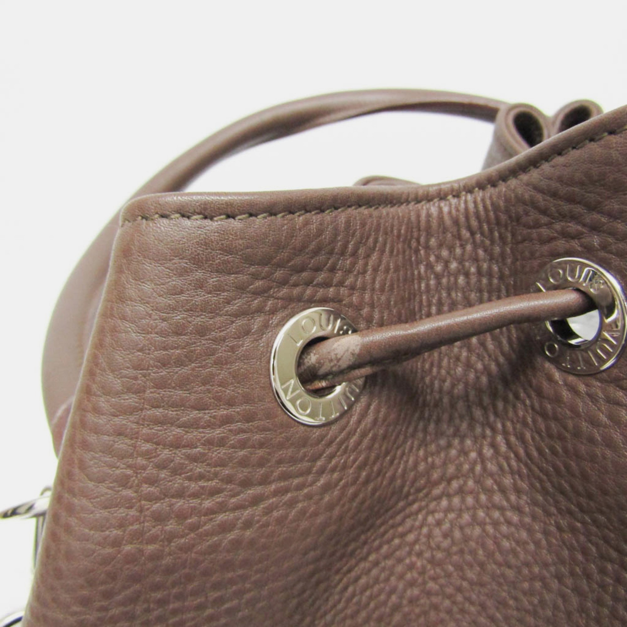 Louis Vuitton Brown  Haute Maroquinerie Chèvre Noe GM Shoulder Bag