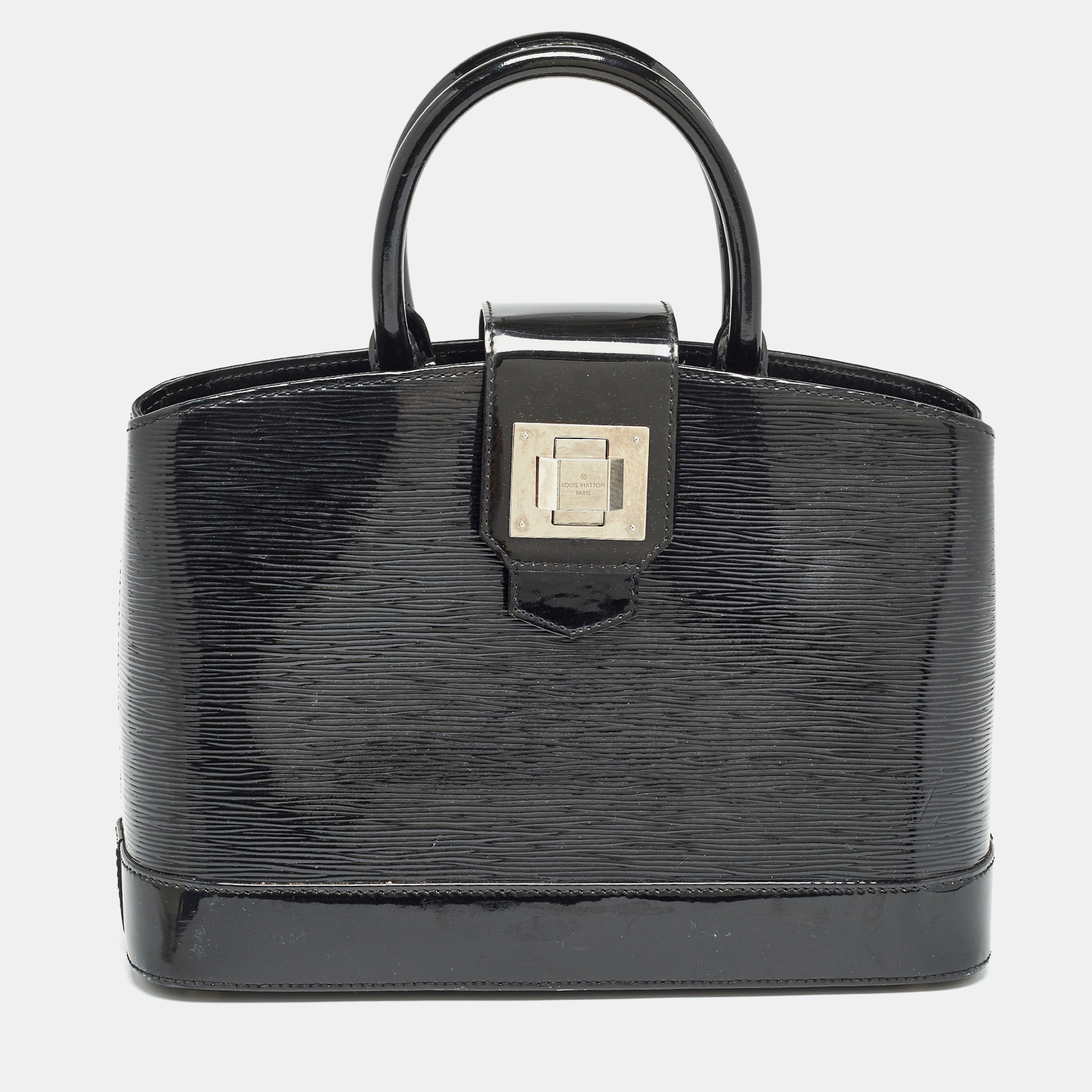 Louis vuitton black electric epi leather mirabeau pm bag