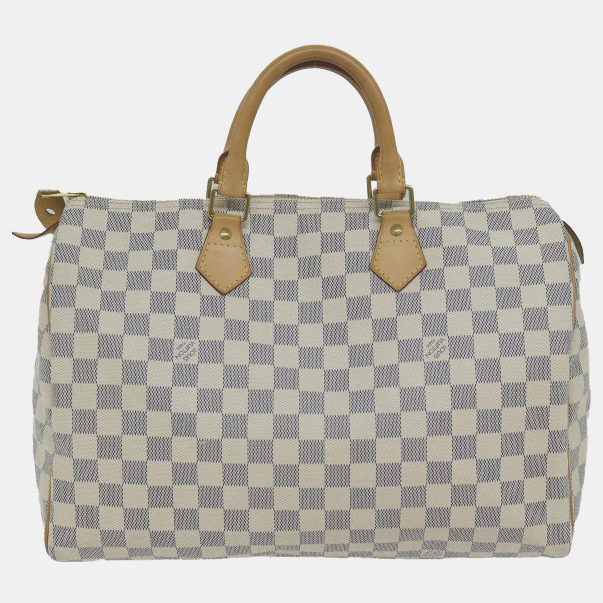 Louis Vuitton Brown Leather Alma Satchel