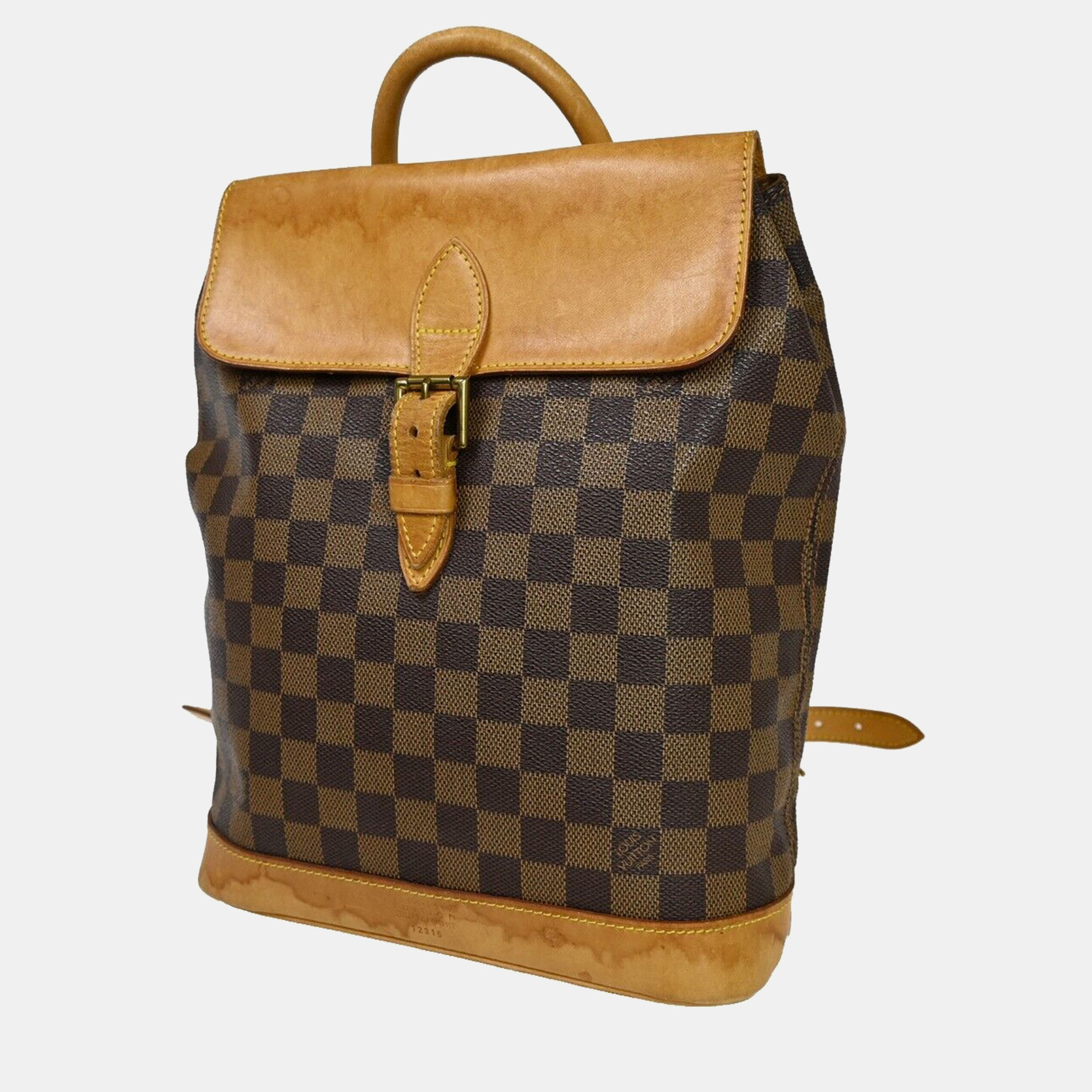 

Louis Vuitton Brown Canvas Soho backpack bag