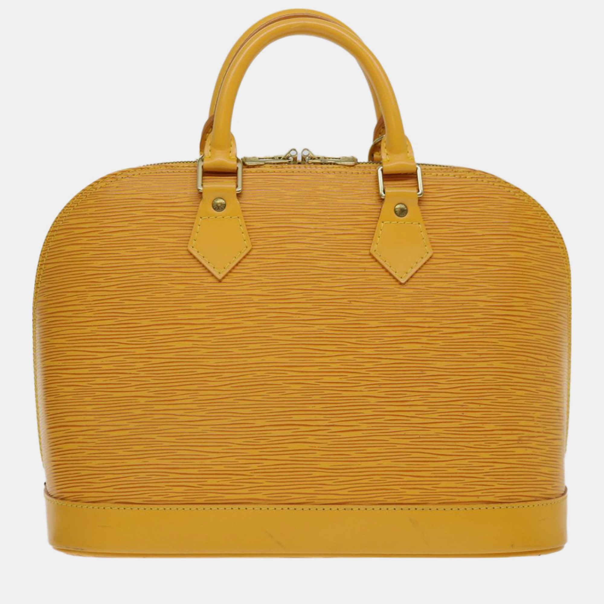 Louis Vuitton Yellow Epi Leather Alma PM Satchel