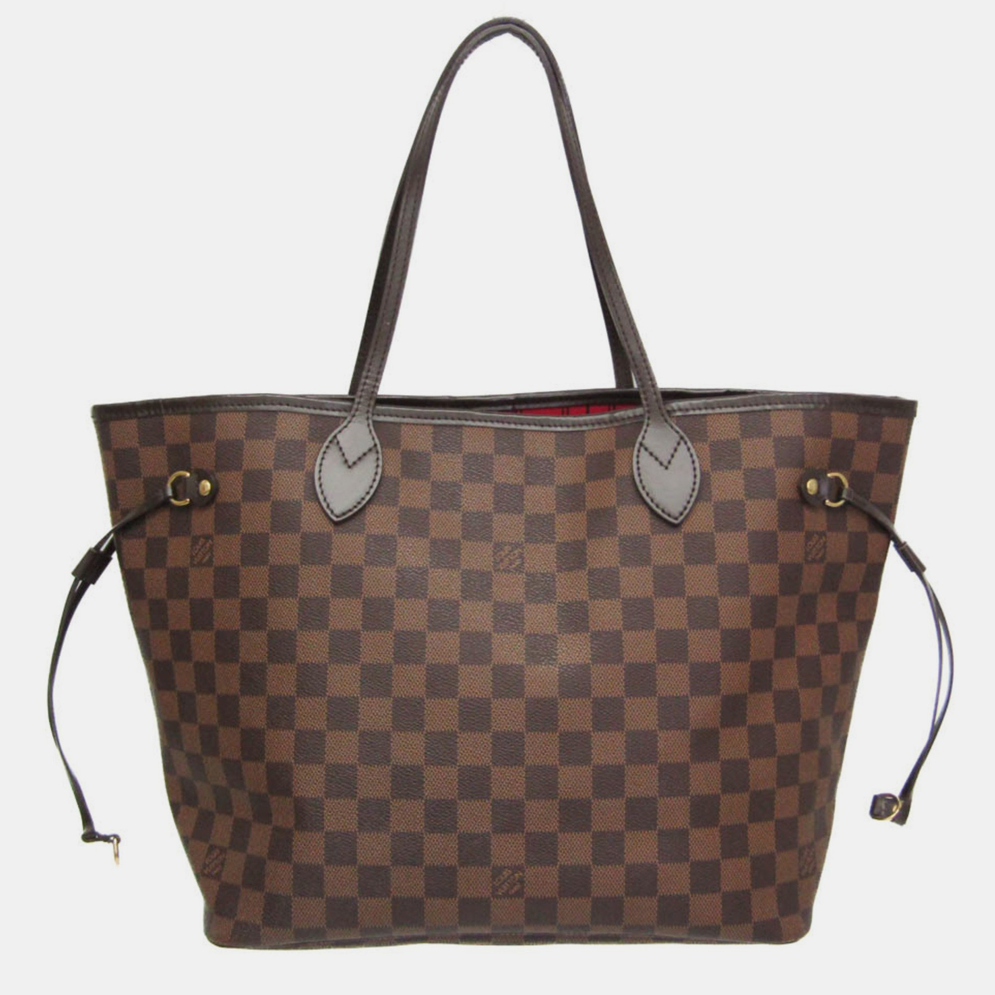 Louis vuitton brown canvas large neverfull tote