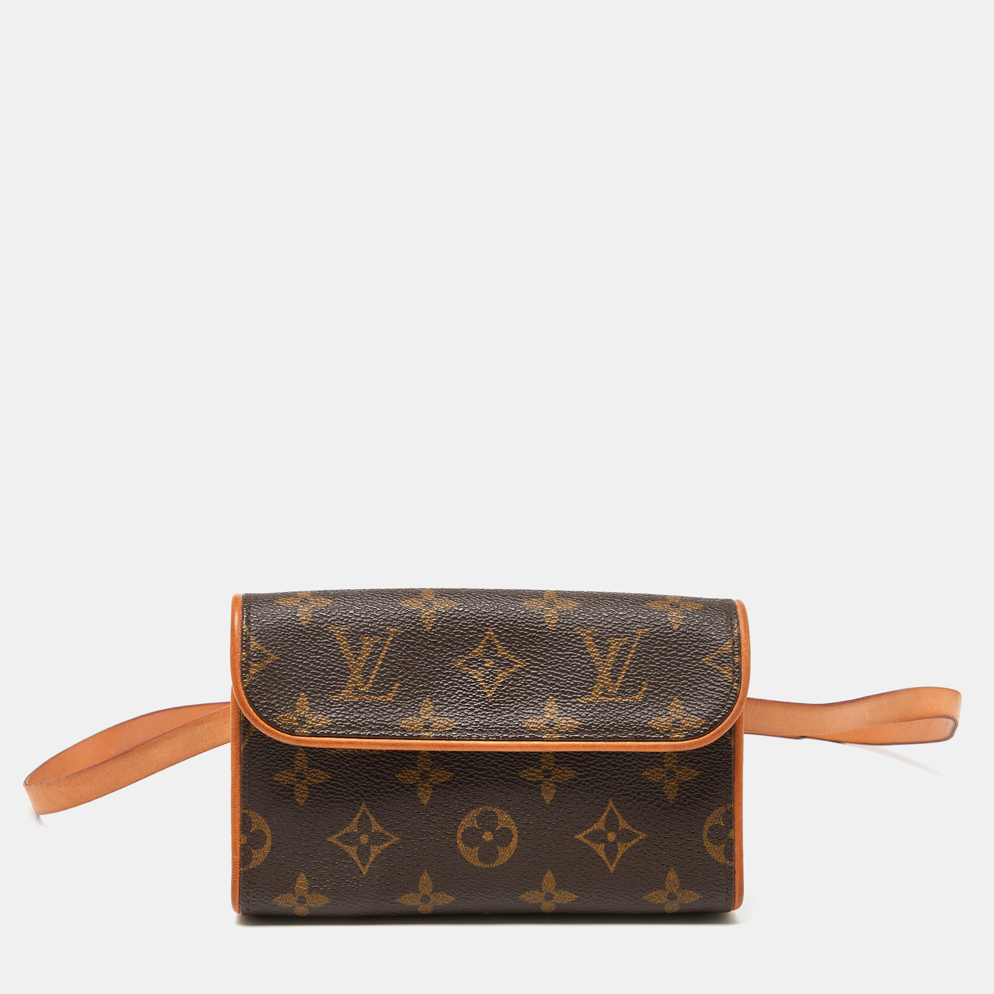Louis vuitton monogram coated canvas pochette florentine belt bag