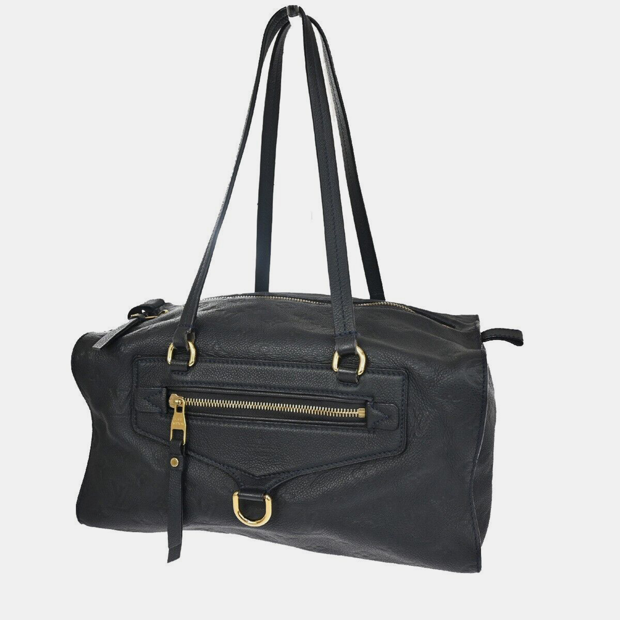 Louis vuitton navy blue monogram empriente leather inspiree top handle bag