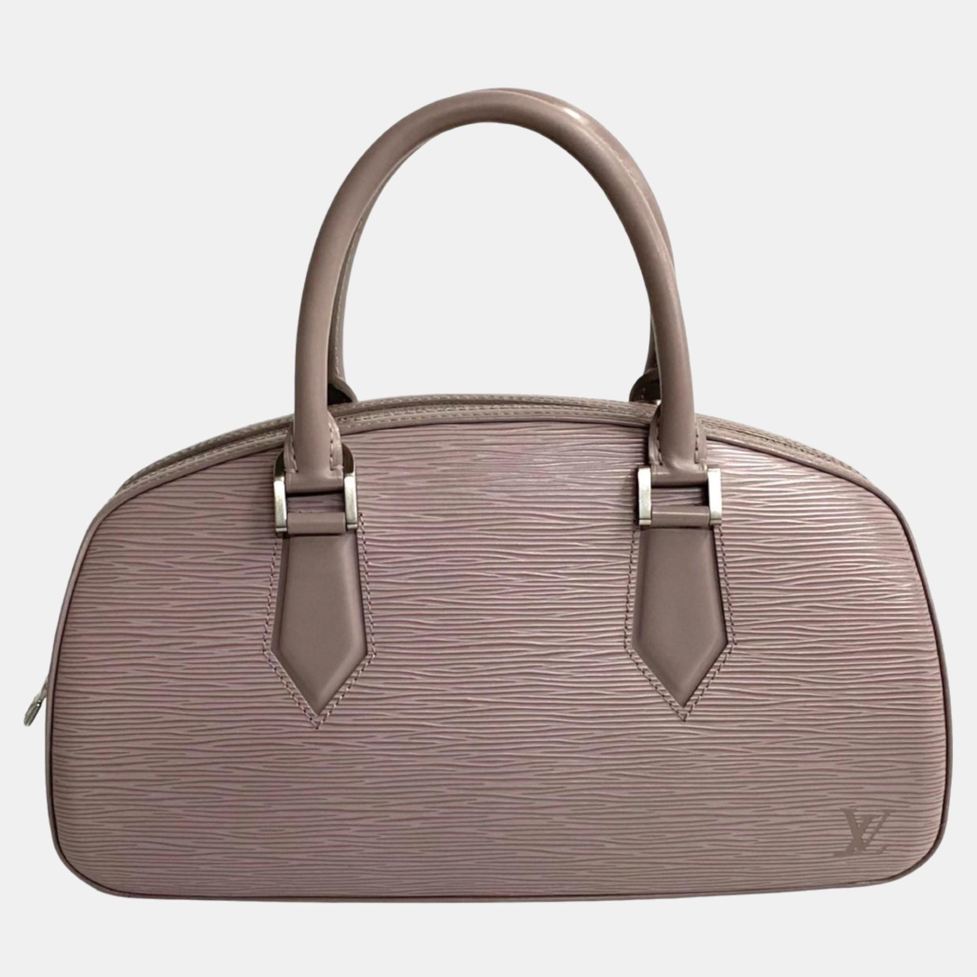 Louis vuitton pink epi leather jasmin satchel