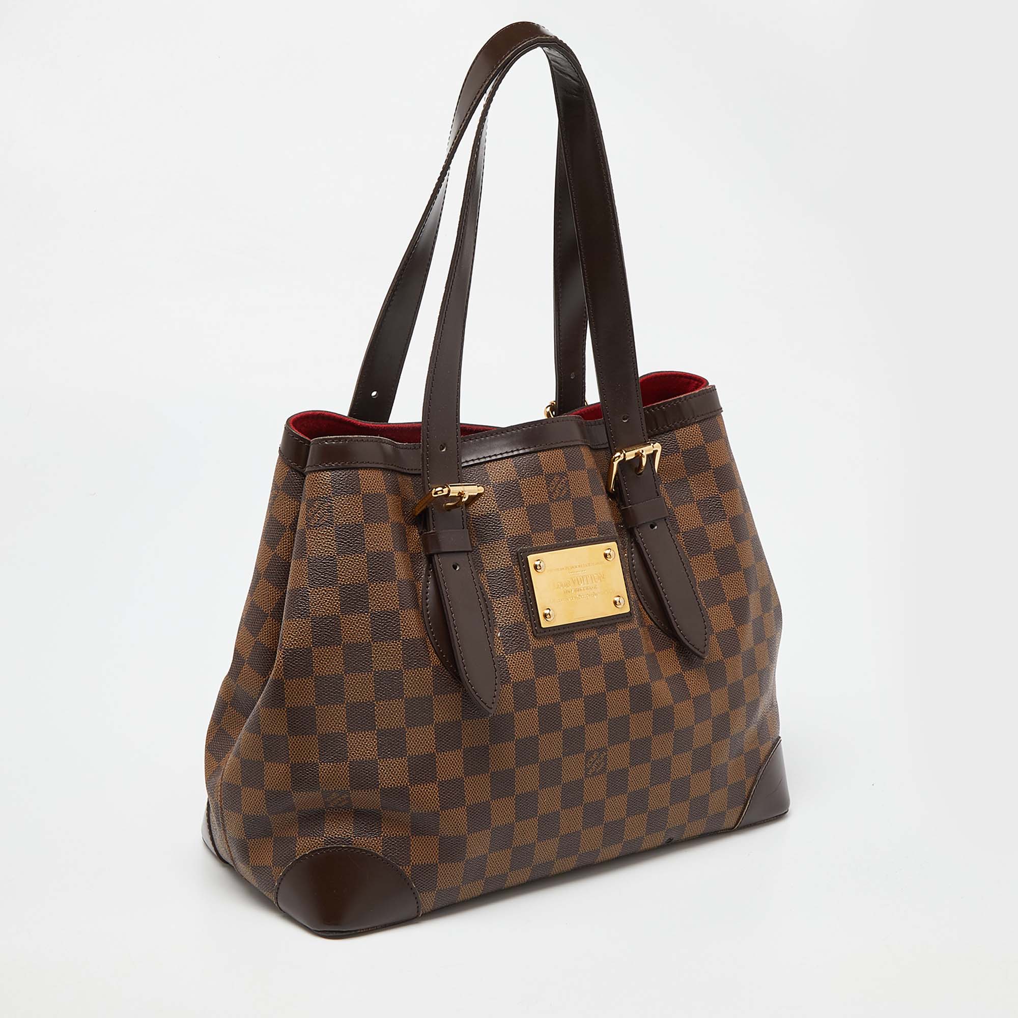 Louis Vuitton Damier Ebene Canvas Hampstead MM Bag