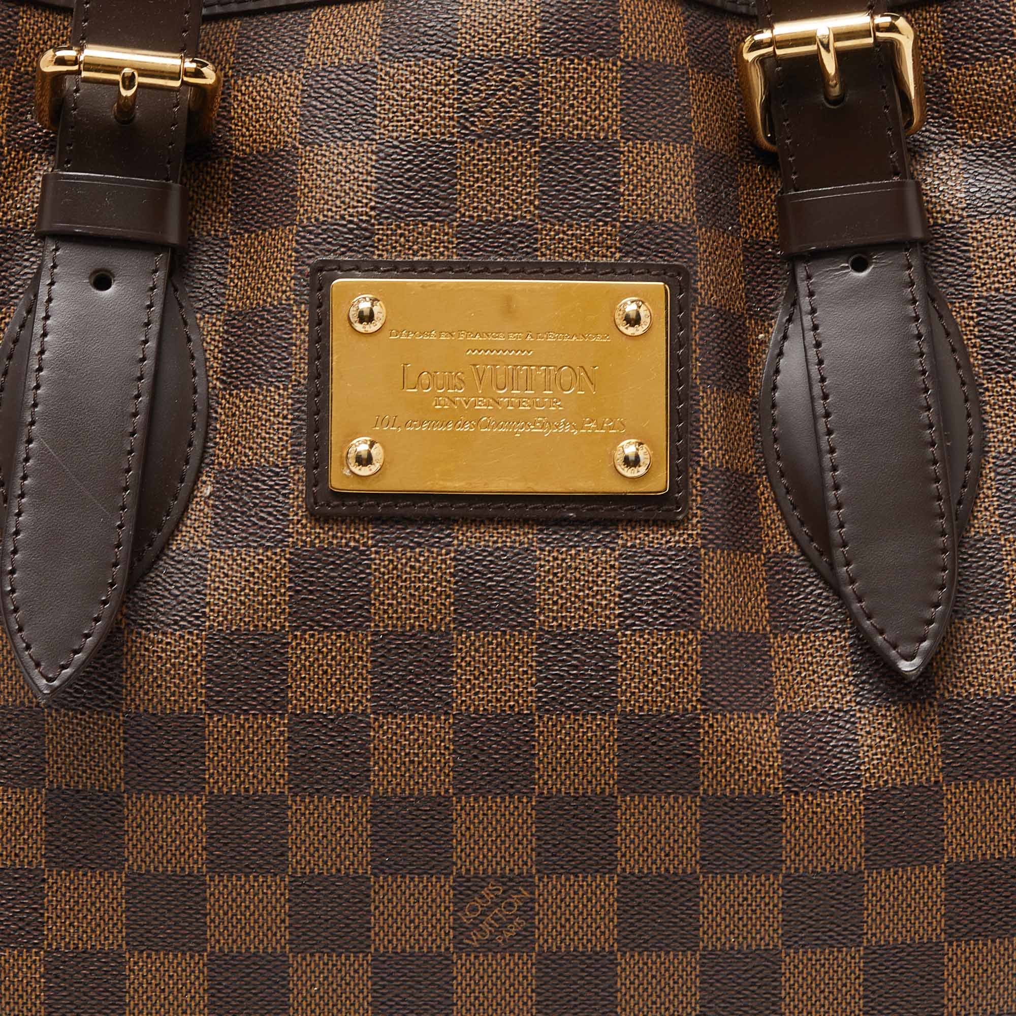 Louis Vuitton Damier Ebene Canvas Hampstead MM Bag