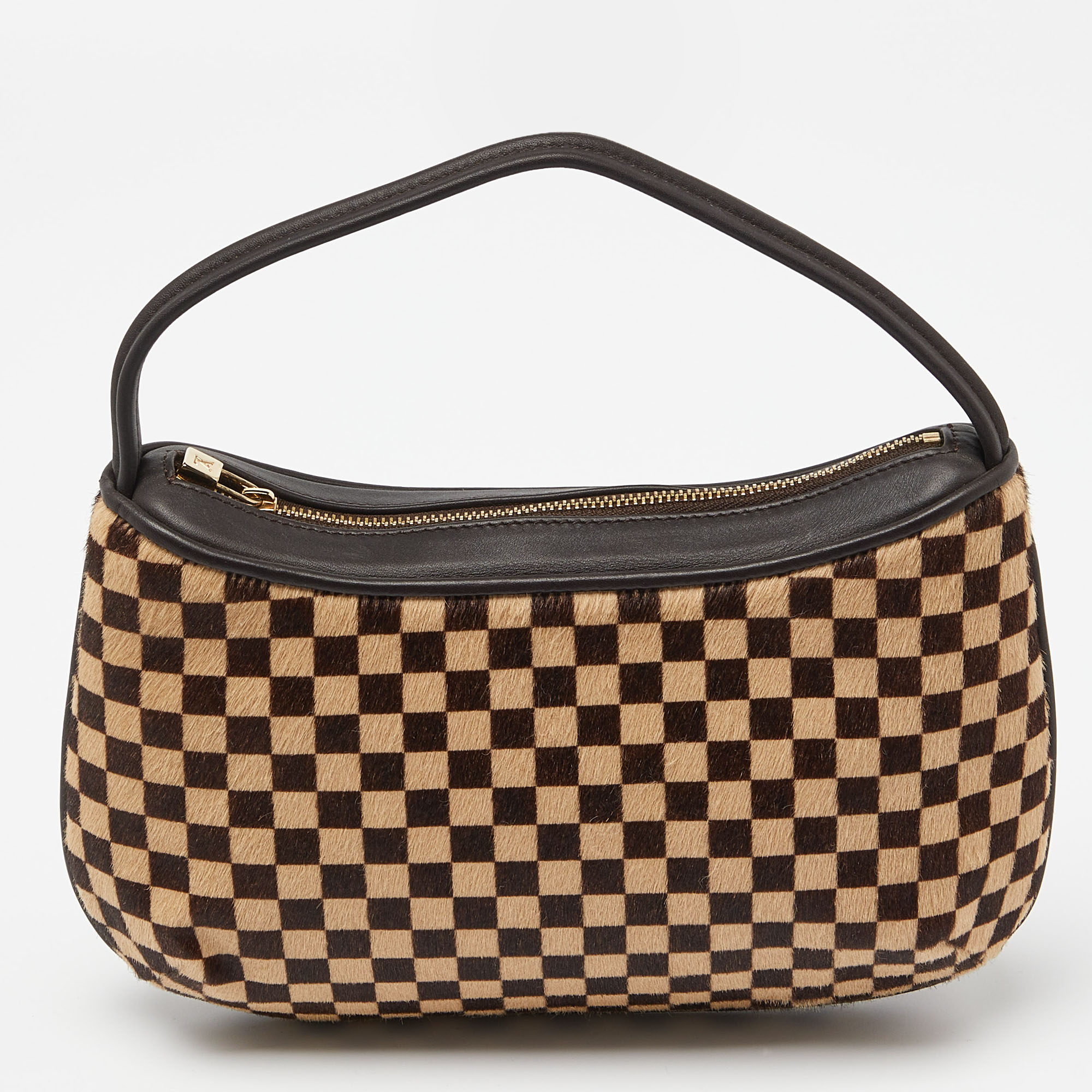 Louis vuitton damier calfhair and leather limited edition sauvage tigre bag