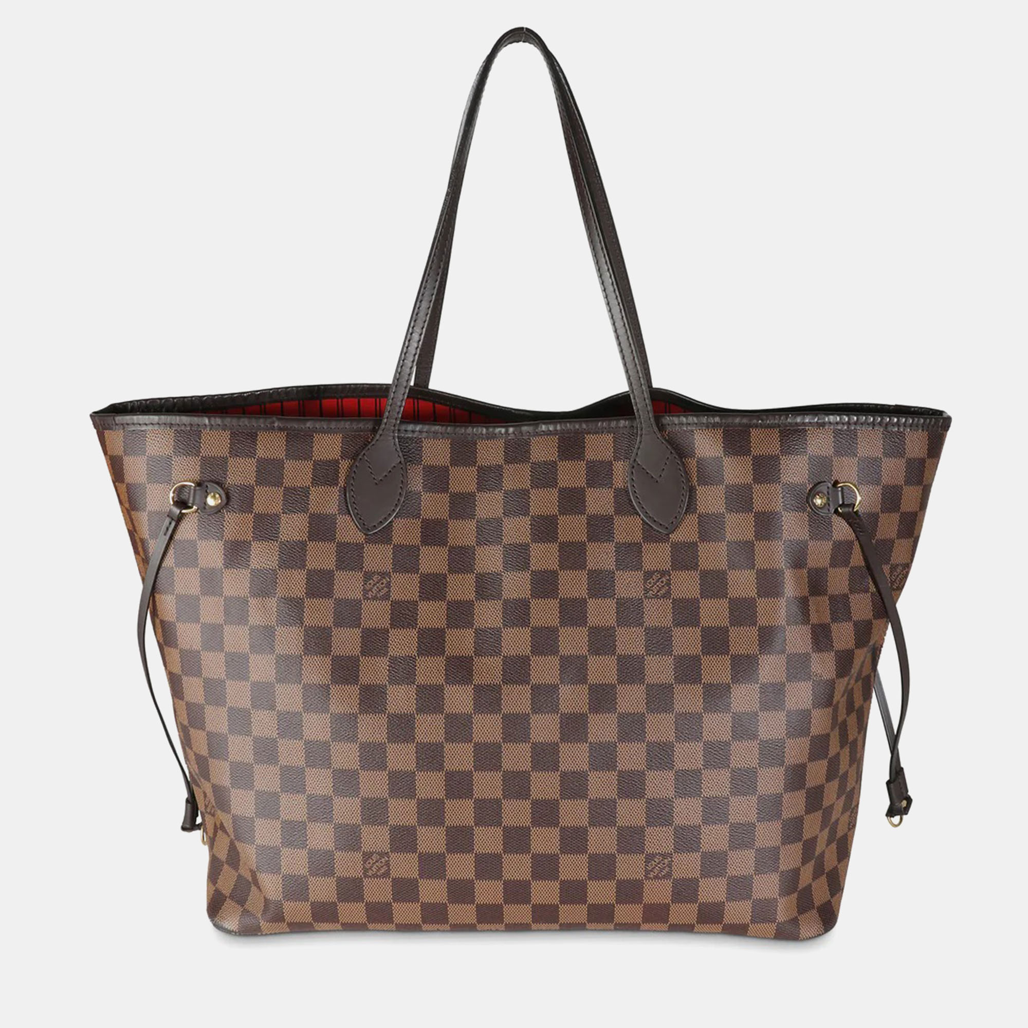 Louis vuitton brown canvas  neverfull totes