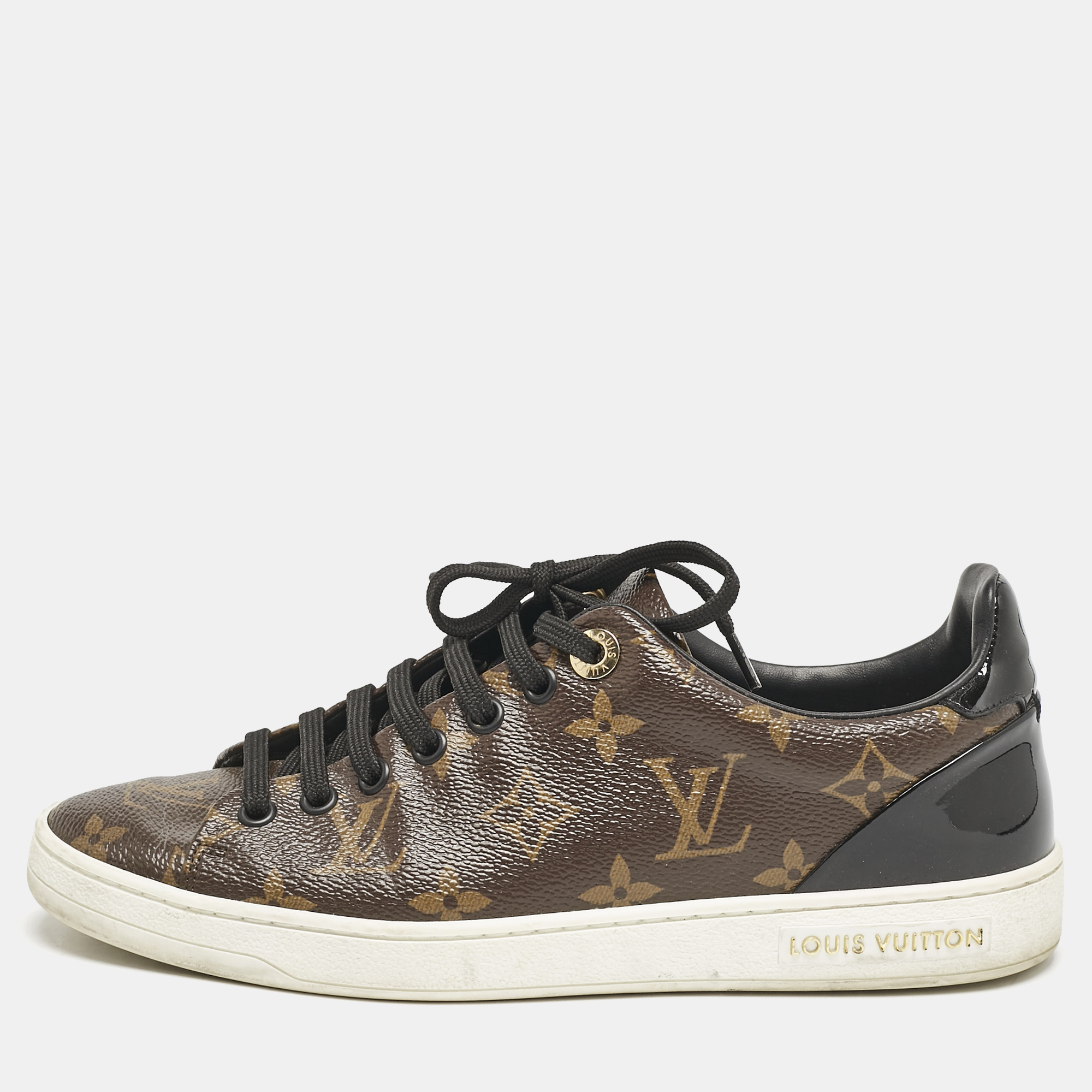 Louis Vuitton Monogram Canvas and Patent Leather Frontrow Sneakers Size, Brown
Louis Vuitton Monogram Canvas and Patent Leather Frontrow Sneakers Size, Brown