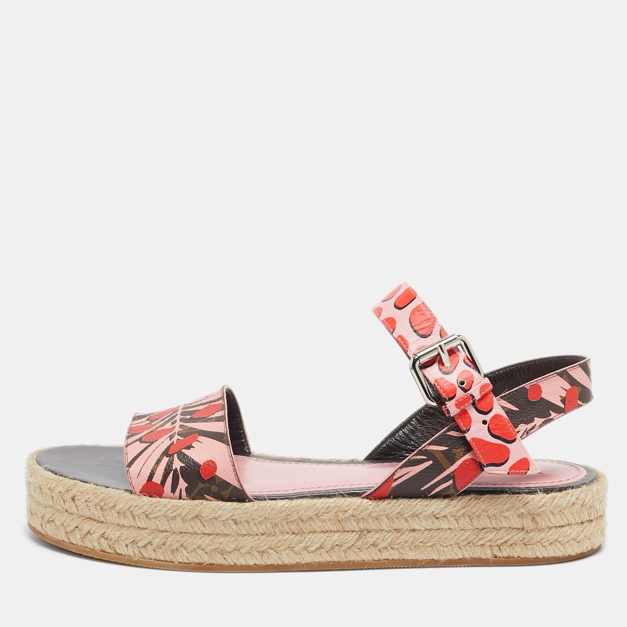 Louis Vuitton Pink Monogram Jungle Dots Hibiscus Espadrille Sandals Size
Louis Vuitton Pink Monogram Jungle Dots Hibiscus Espadrille Sandals Size