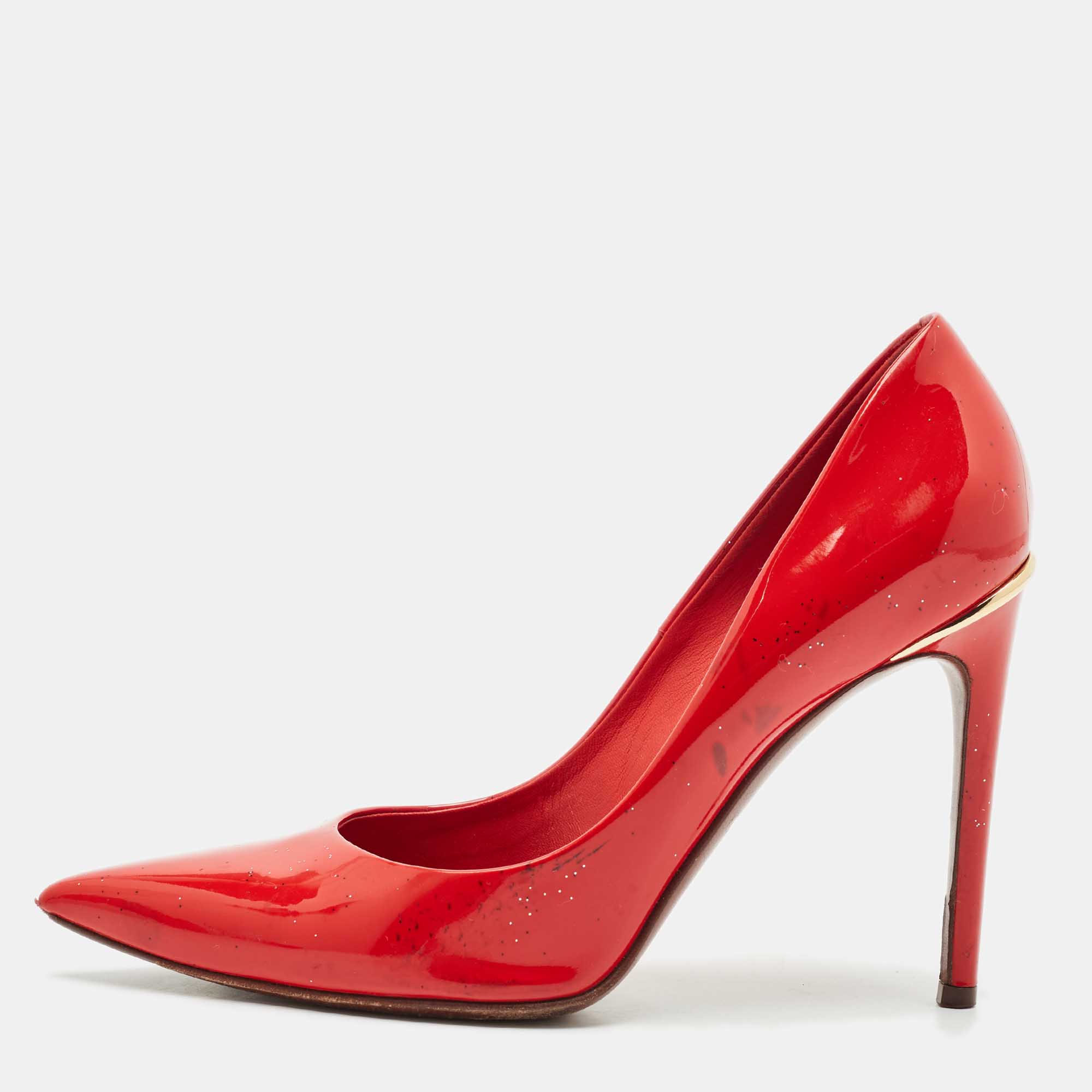 Louis Vuitton Red Patent Leather Eyeline Pointed Toe Pumps Size
Louis Vuitton Red Patent Leather Eyeline Pointed Toe Pumps Size