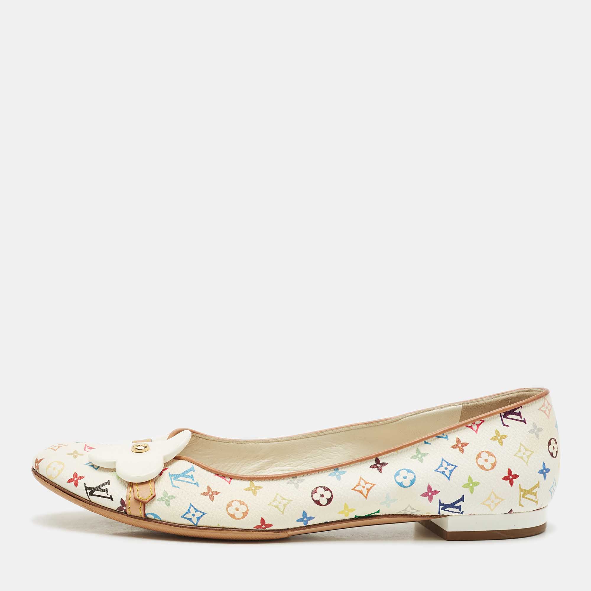 Louis Vuitton Multicolore Monogram Canvas Ballet Flats Size, White
Louis Vuitton Multicolore Monogram Canvas Ballet Flats Size, White