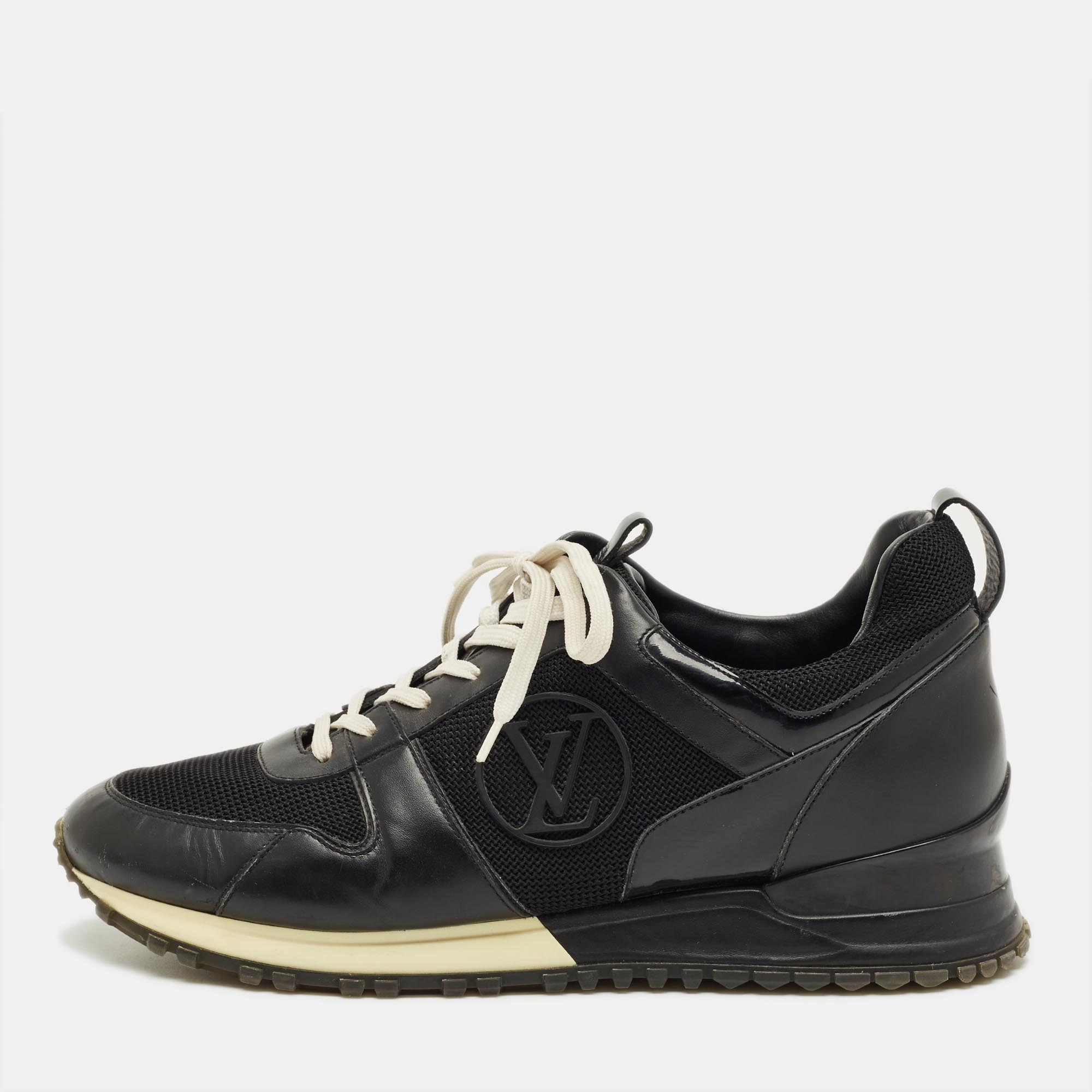 Louis Vuitton Black Leather and Mesh Run Away Sneakers Size
Louis Vuitton Black Leather and Mesh Run Away Sneakers Size