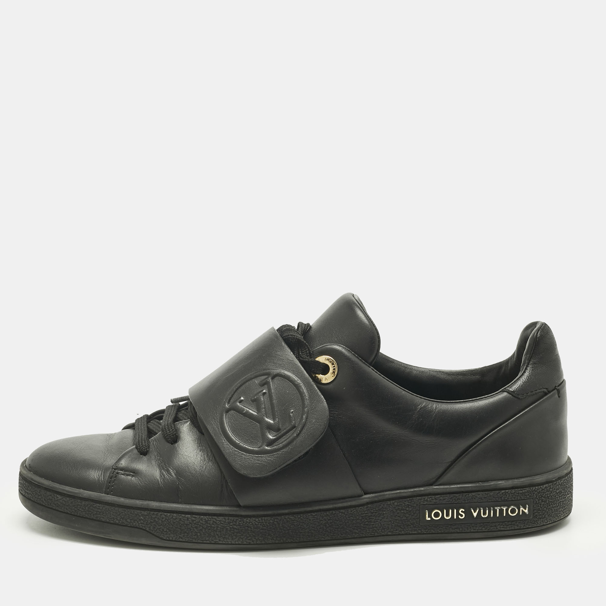 Louis Vuitton Black Leather Frontrow Low Top Sneakers Size
Louis Vuitton Black Leather Frontrow Low Top Sneakers Size