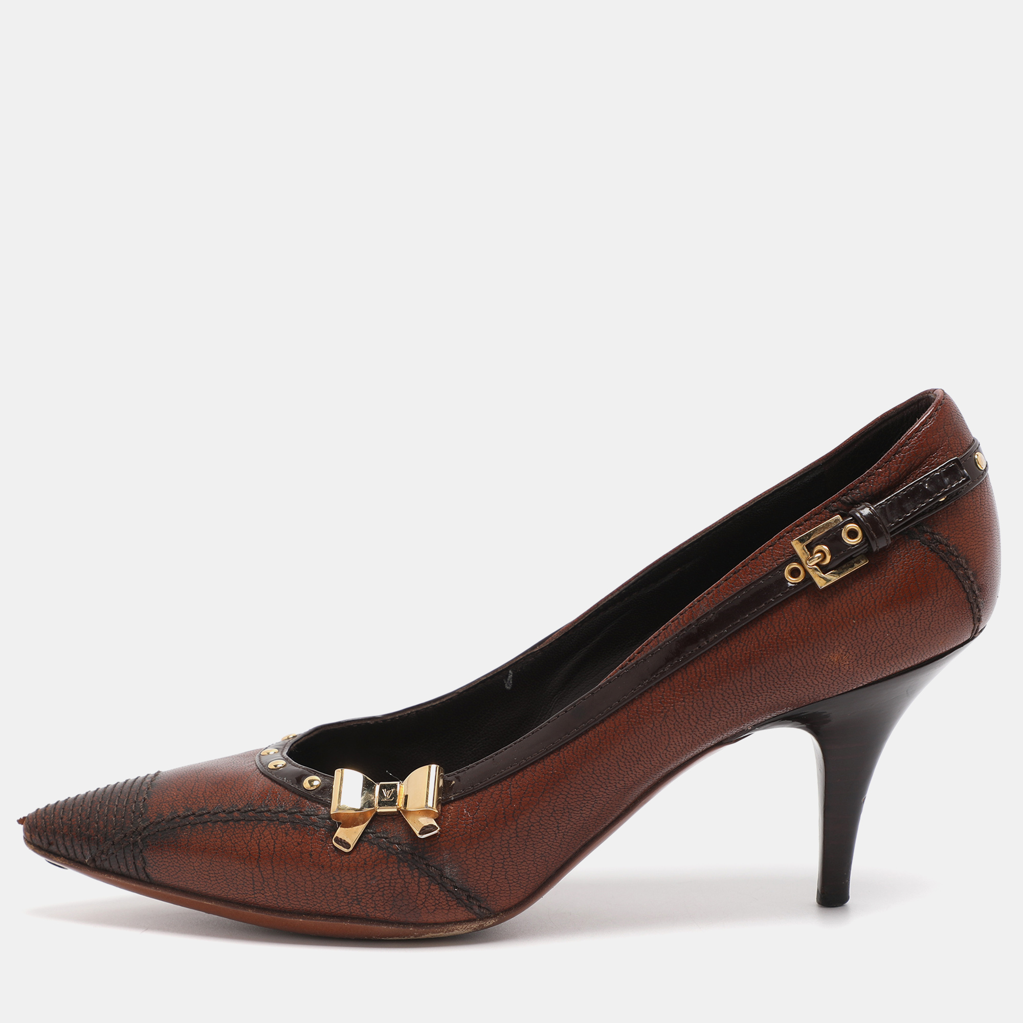 Louis Vuitton Size 37 Brown Leather Pumps
Louis Vuitton Size 37 Brown Leather Pumps