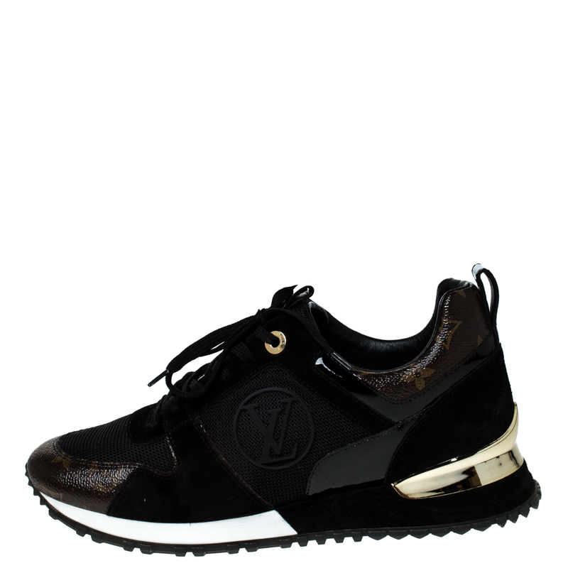 Louis Vuitton Two Tone Mesh And Monogram Canvas Run Away Lace Up Sneakers Size, Black
Louis Vuitton Two Tone Mesh And Monogram Canvas Run Away Lace Up Sneakers Size, Black