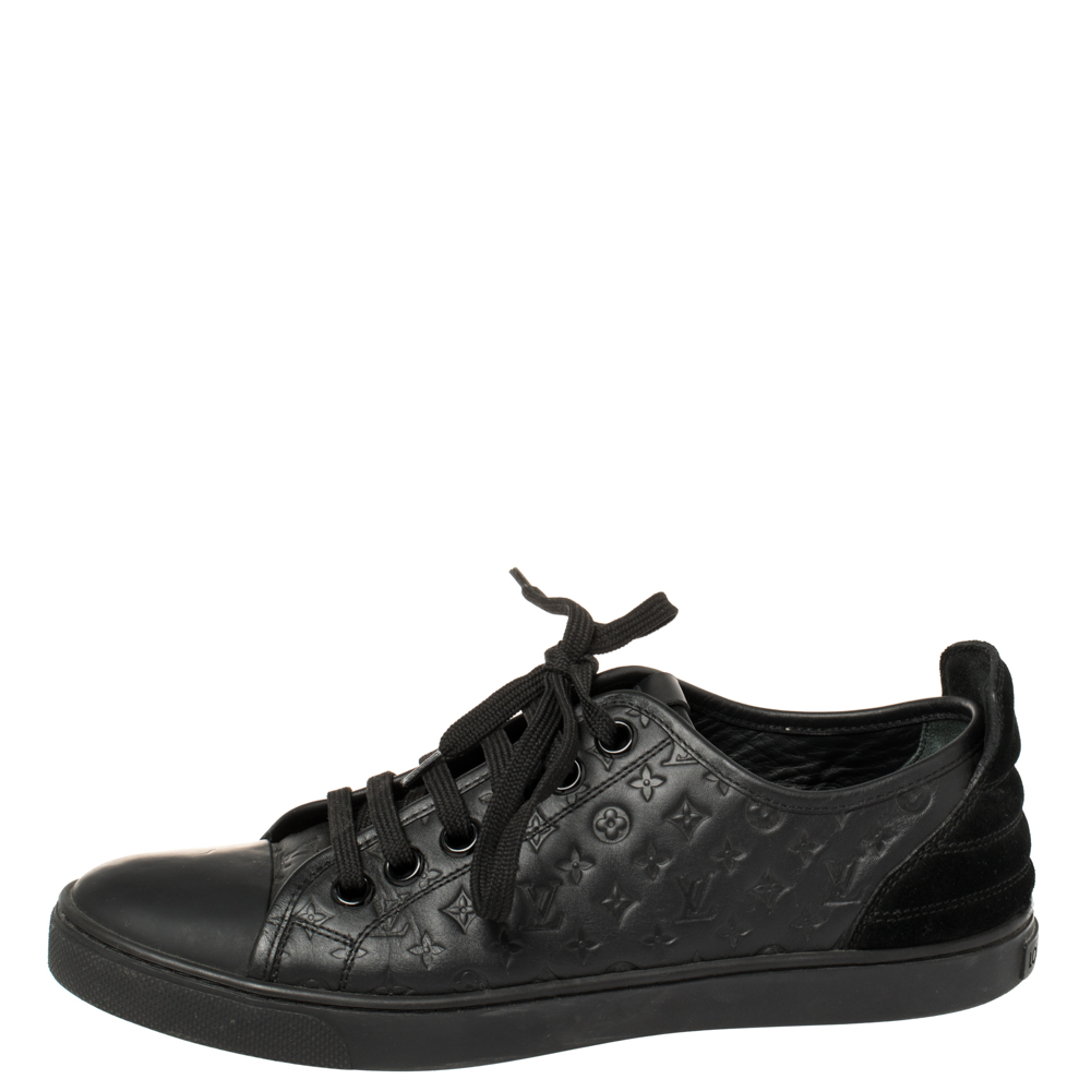 Louis Vuitton Black Monogram Empreinte Leather And Suede Low Top Sneakers Size
Louis Vuitton Black Monogram Empreinte Leather And Suede Low Top Sneakers Size