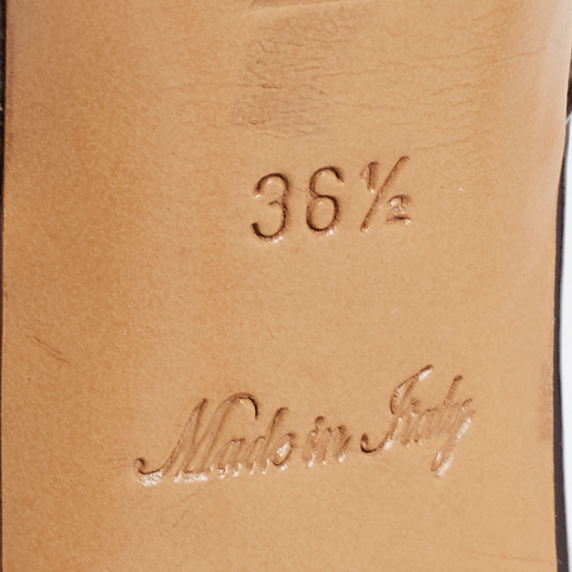 Louis Vuitton Brown Monogram Canvas Malibu Slides Size 36.5