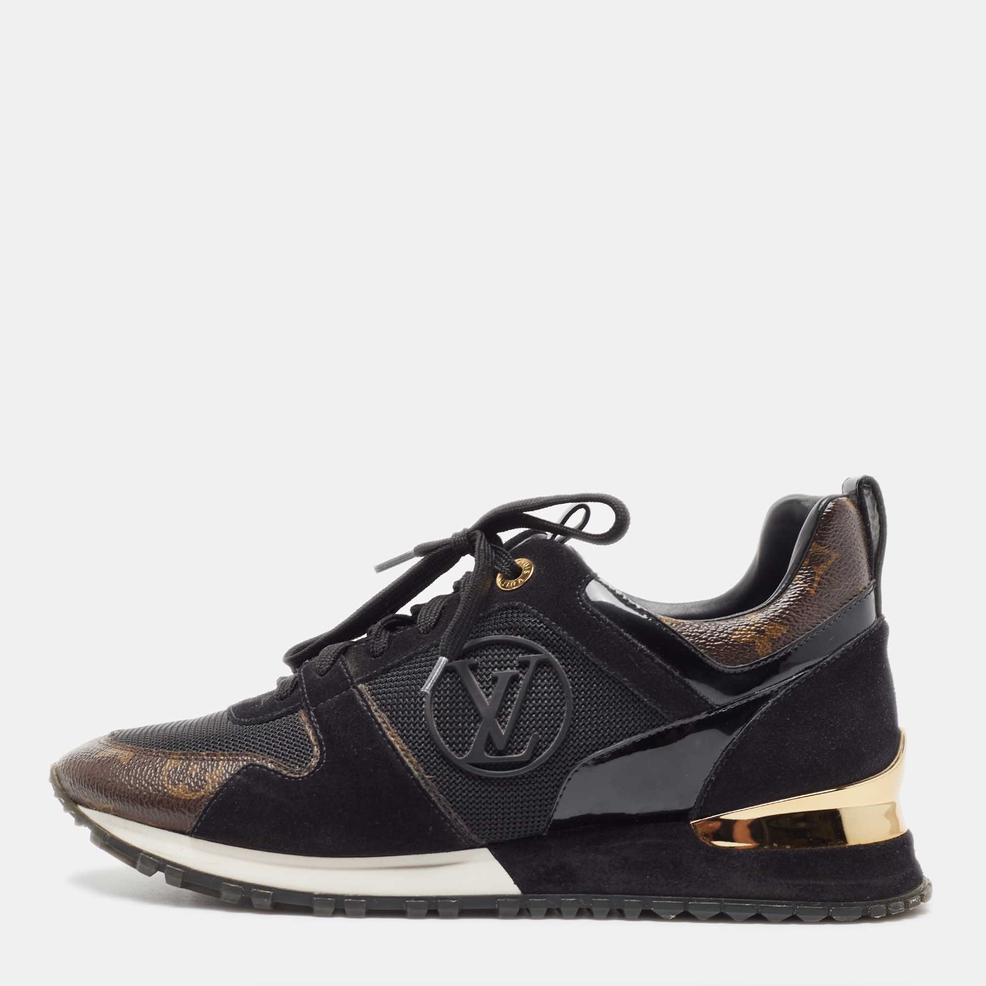 Louis Vuitton Black Nylon, Leather Archlight  Sneakers Size 38