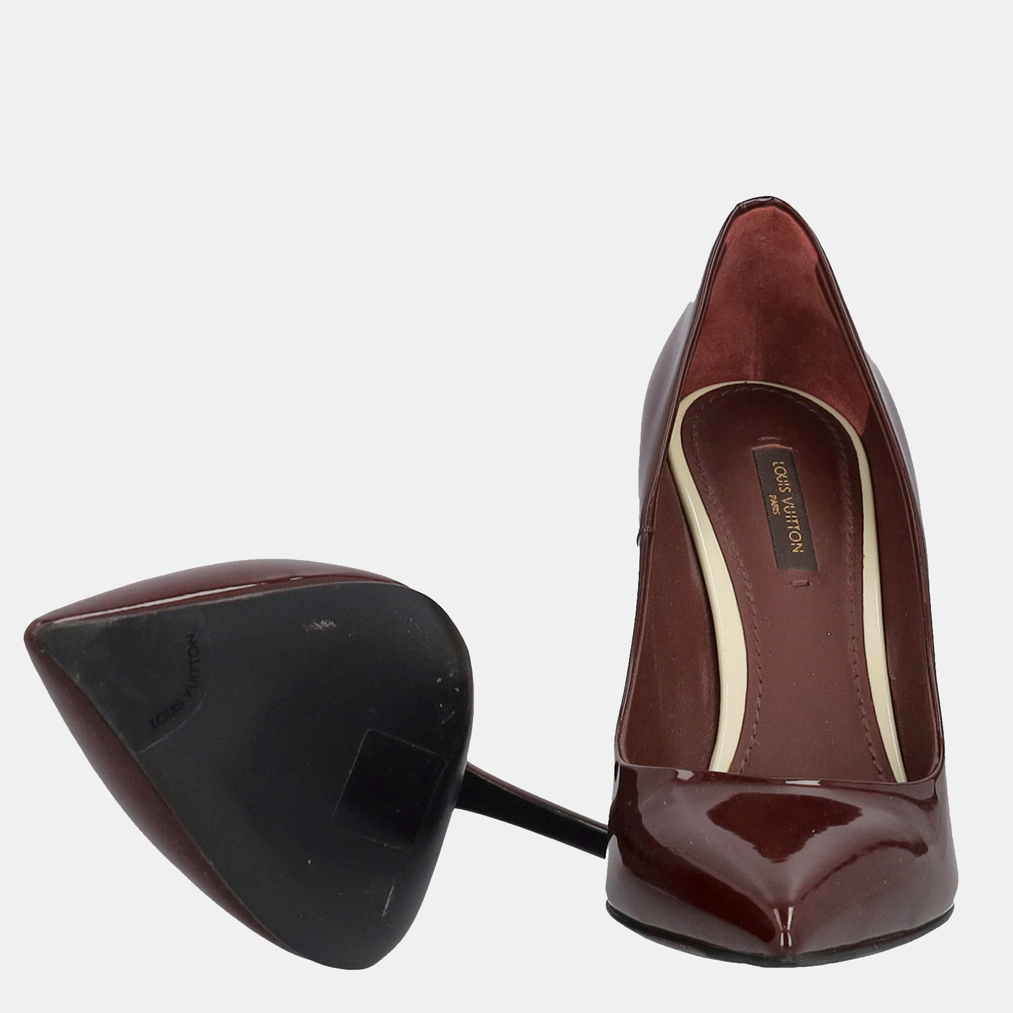 Louis Vuitton  Women's Leather Heels - Burgundy - EU 38.5