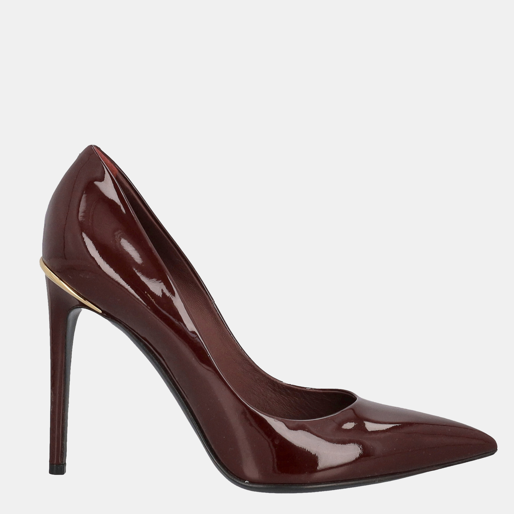 Louis Vuitton  Women's Leather Heels - Burgundy - EU 38.5