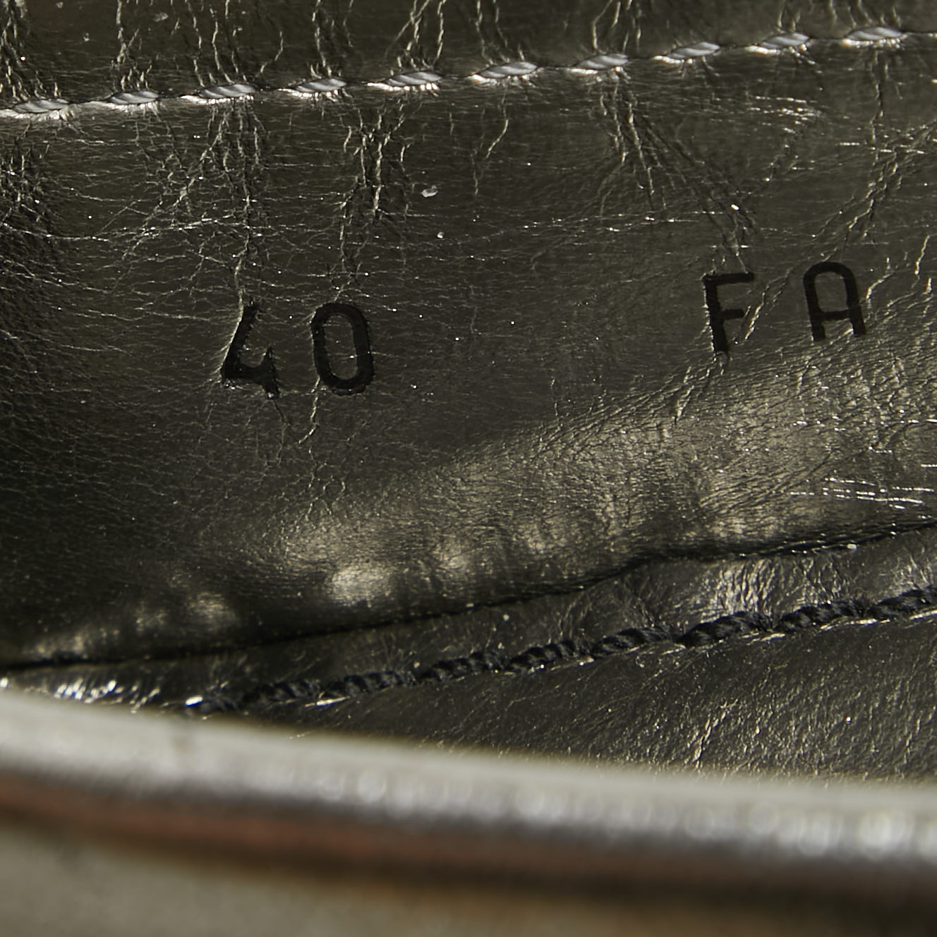 Louis Vuitton Metallic Leather Monte Carlo Loafers Size 40