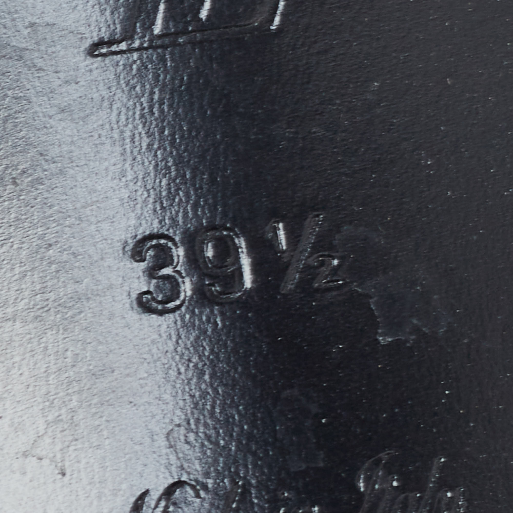 Louis Vuitton Brown/Black Monogram Canvas And Leather Lock It Slide Sandals Size 39.5