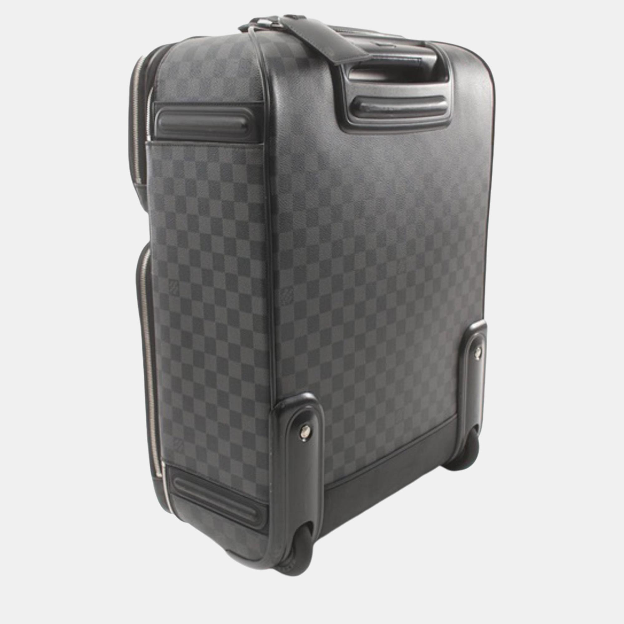 Louis Vuitton Black Damier Graphite Pegase Business 55