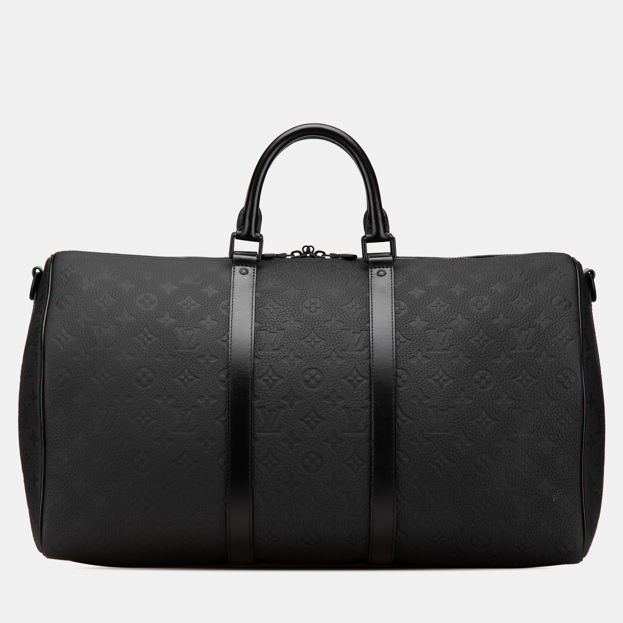 Louis Vuitton Black Monogram Taurillon Keepall Bandouliere 50
Louis Vuitton Black Monogram Taurillon Keepall Bandouliere 50
