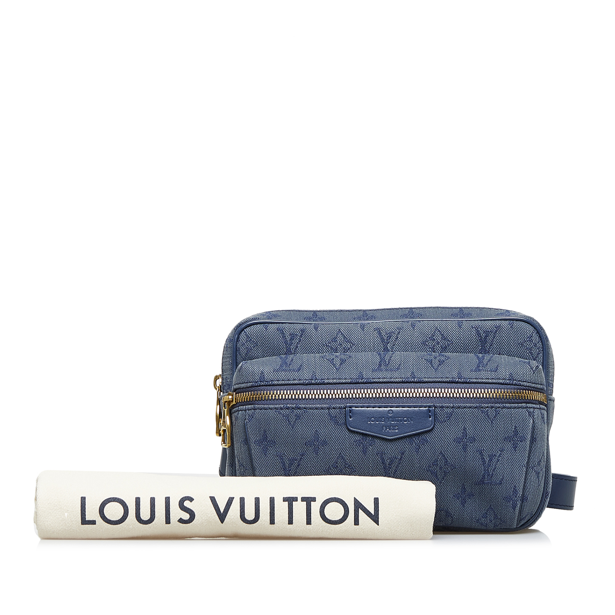 Louis Vuitton Blue Monogram Denim Outdoor Bumbag