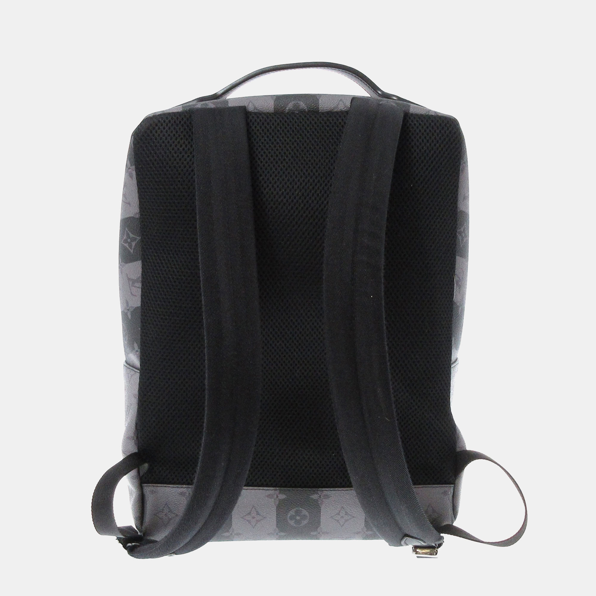 Louis Vuitton X Nigo  Black/Grey Monogram Eclipse Stripes Heart Modular Utilitary Backpack