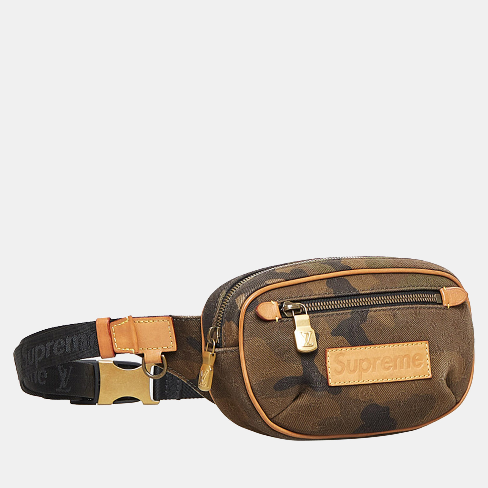 

Louis Vuitton Brown x Supreme Camouflage Belt Bag PM