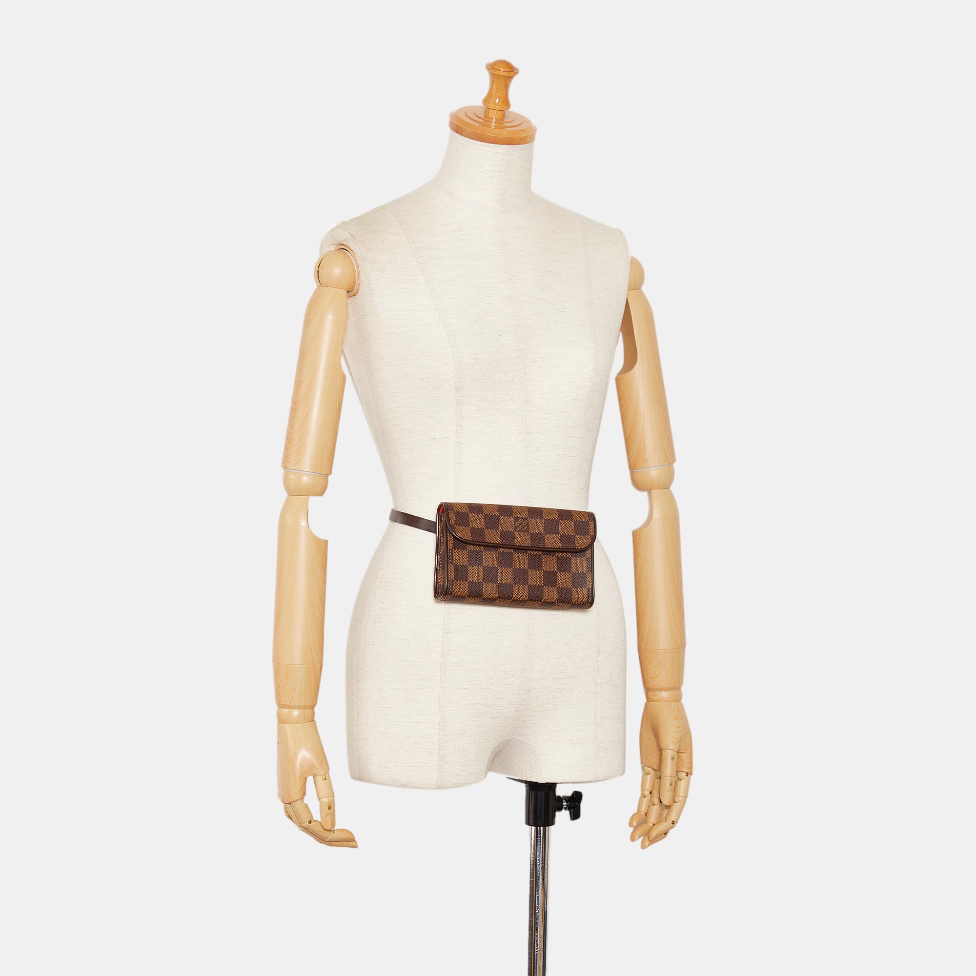 Louis Vuitton Brown Damier Ebene Pochette Florentine