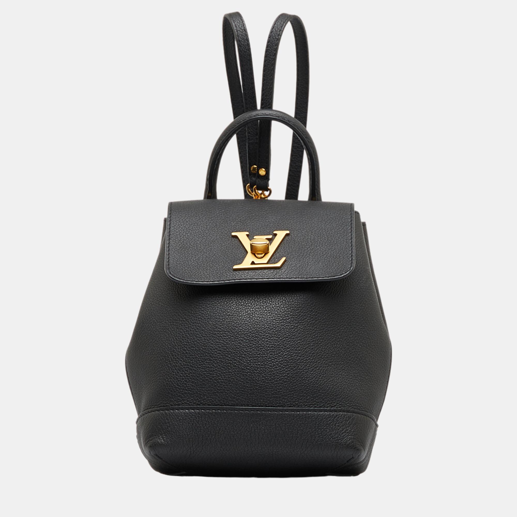 Louis Vuitton Black Lockme Backpack