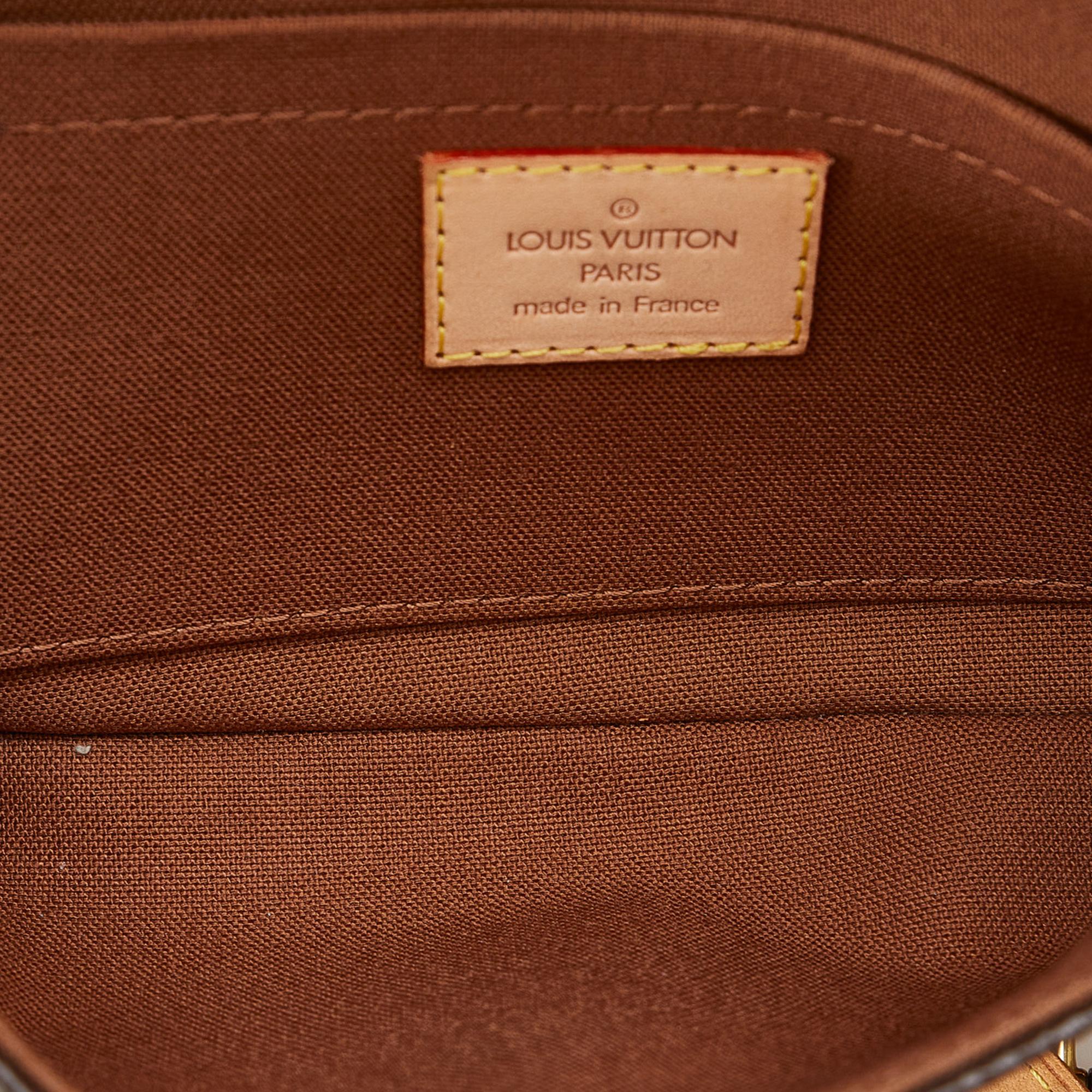 Louis Vuitton Brown Monogram Pochette Marelle PM