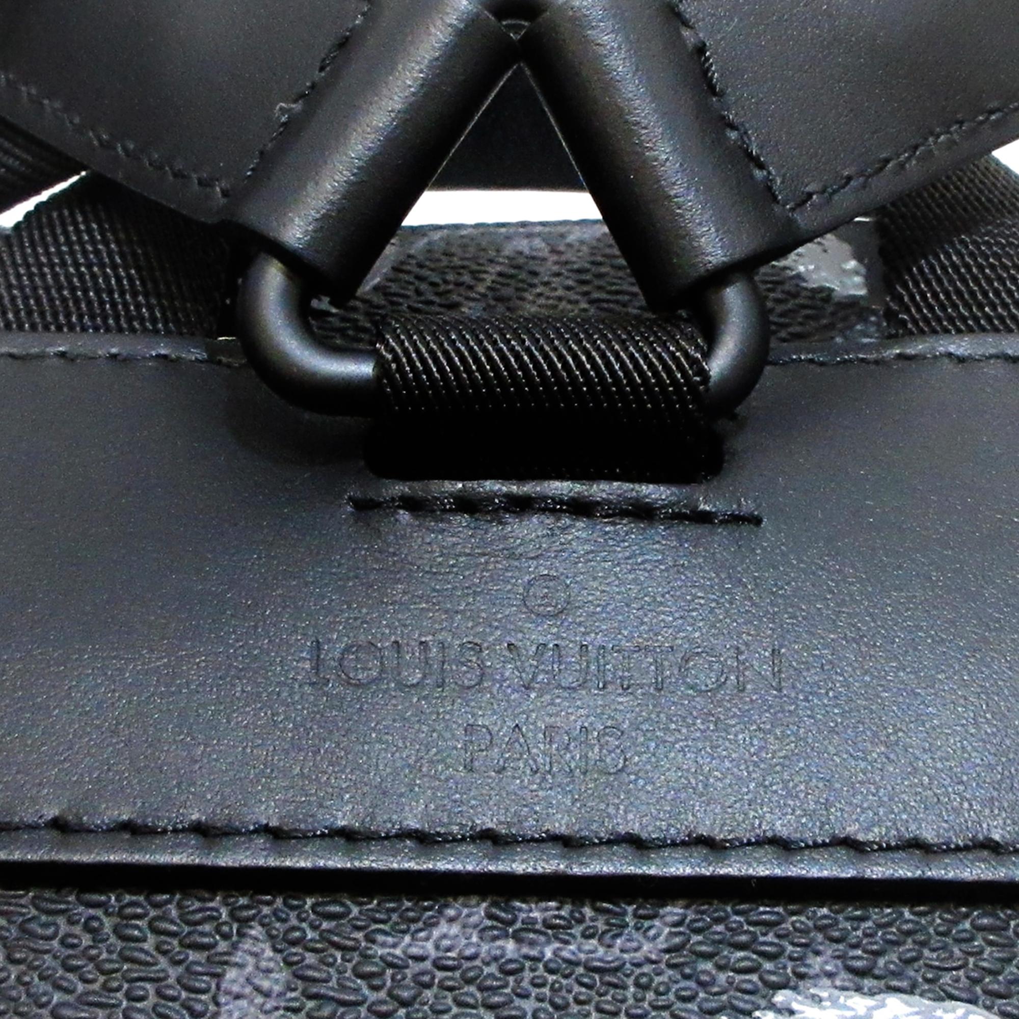Louis Vuitton Black X Yayoi Kusama Monogram Eclipse Christopher MM