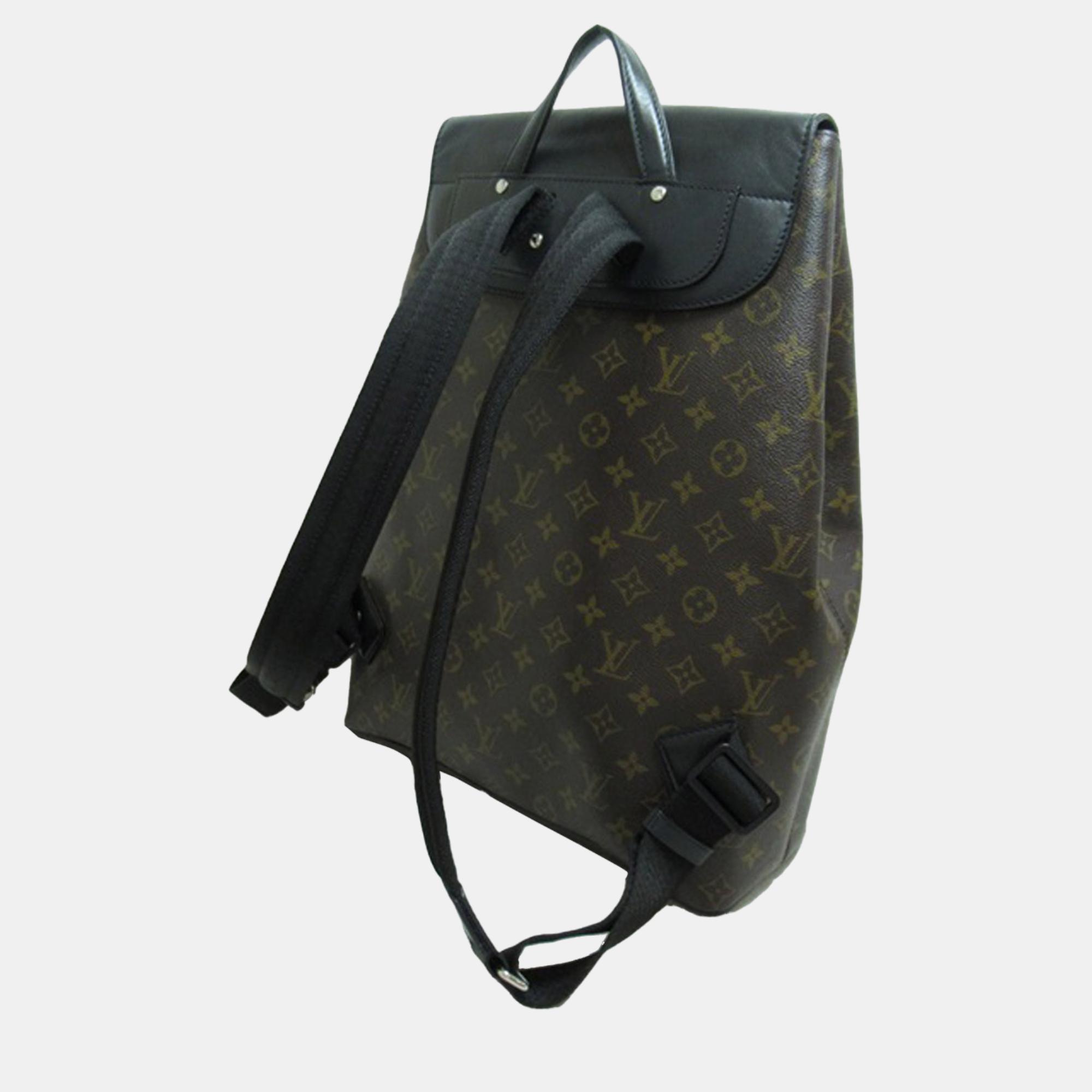Louis Vuitton Brown Monogram Macassar Palk Backpack