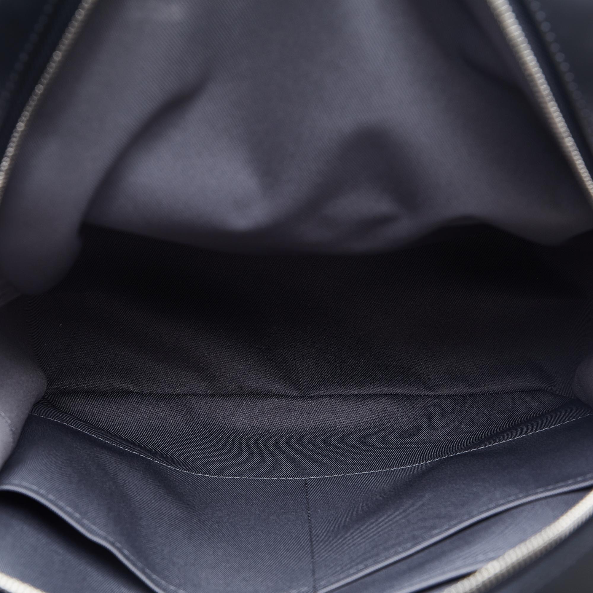 Louis Vuitton Black Damier Graphite Interlinking Logo Josh Backpack
