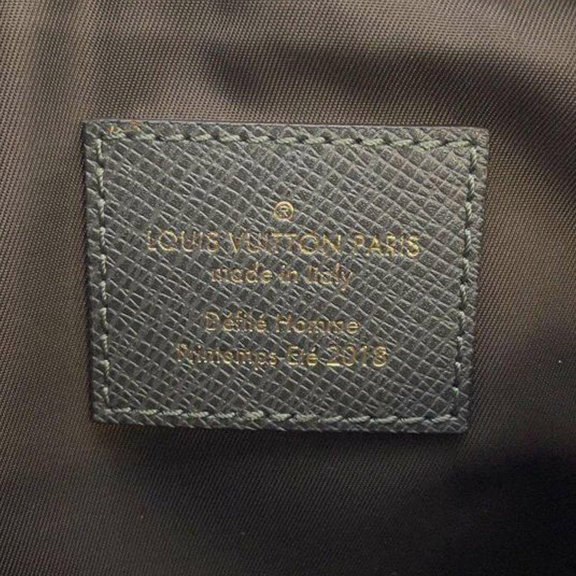 Louis Vuitton Brown Kim Jones Monogram Taiga Bumbag