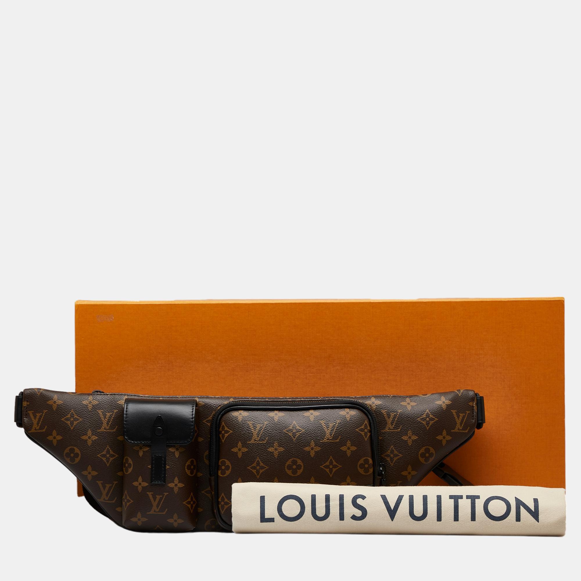 Louis Vuitton Brown Monogram Macassar Christopher
