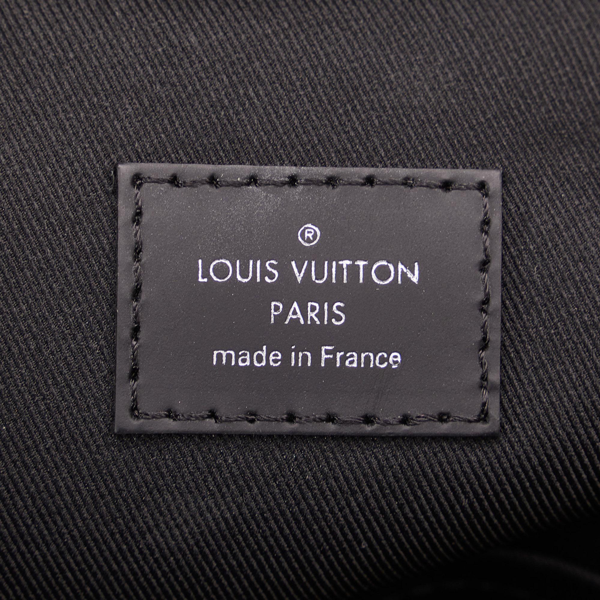 Louis Vuitton Black Damier Graphite LV League Avenue Sling